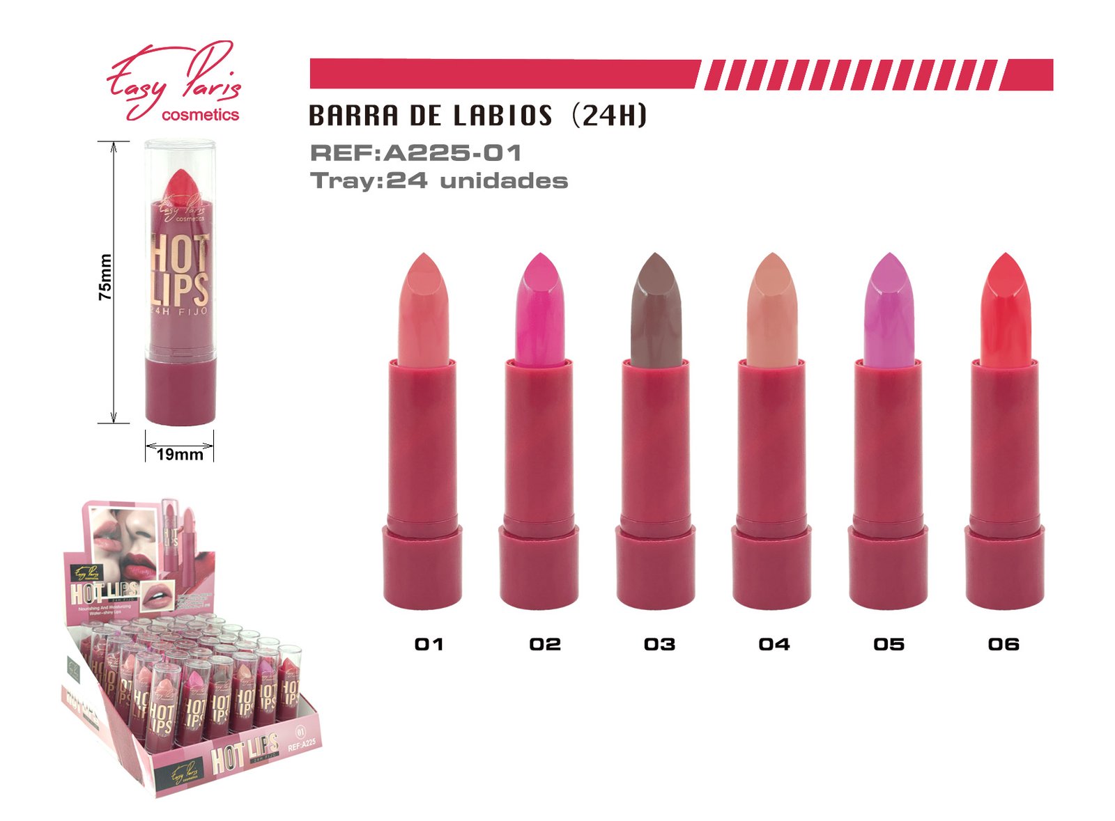 B. DE LABIOS FIJO 24H