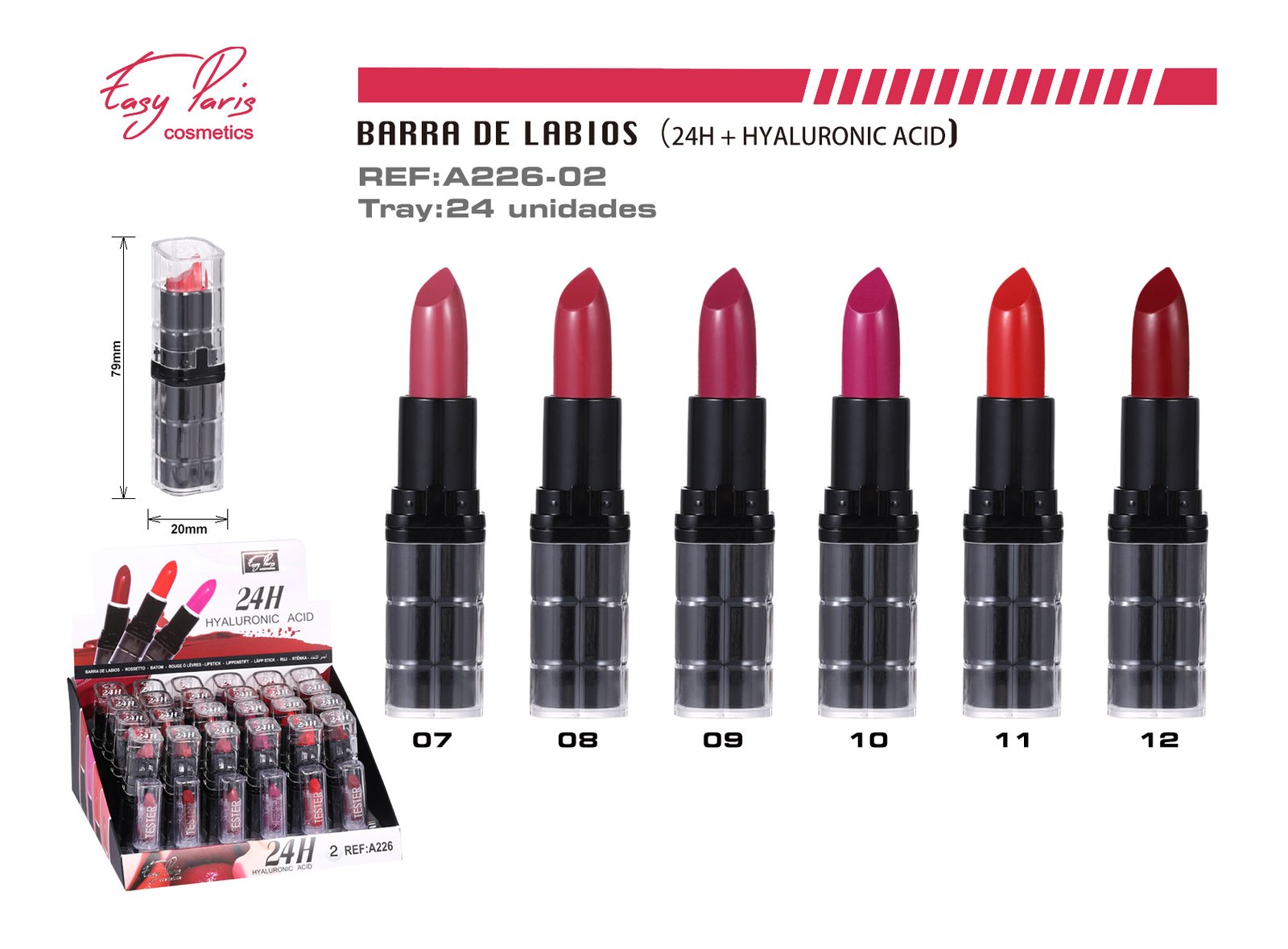 B.DE LABIOS 24H C/ACIDO HIALURONICO