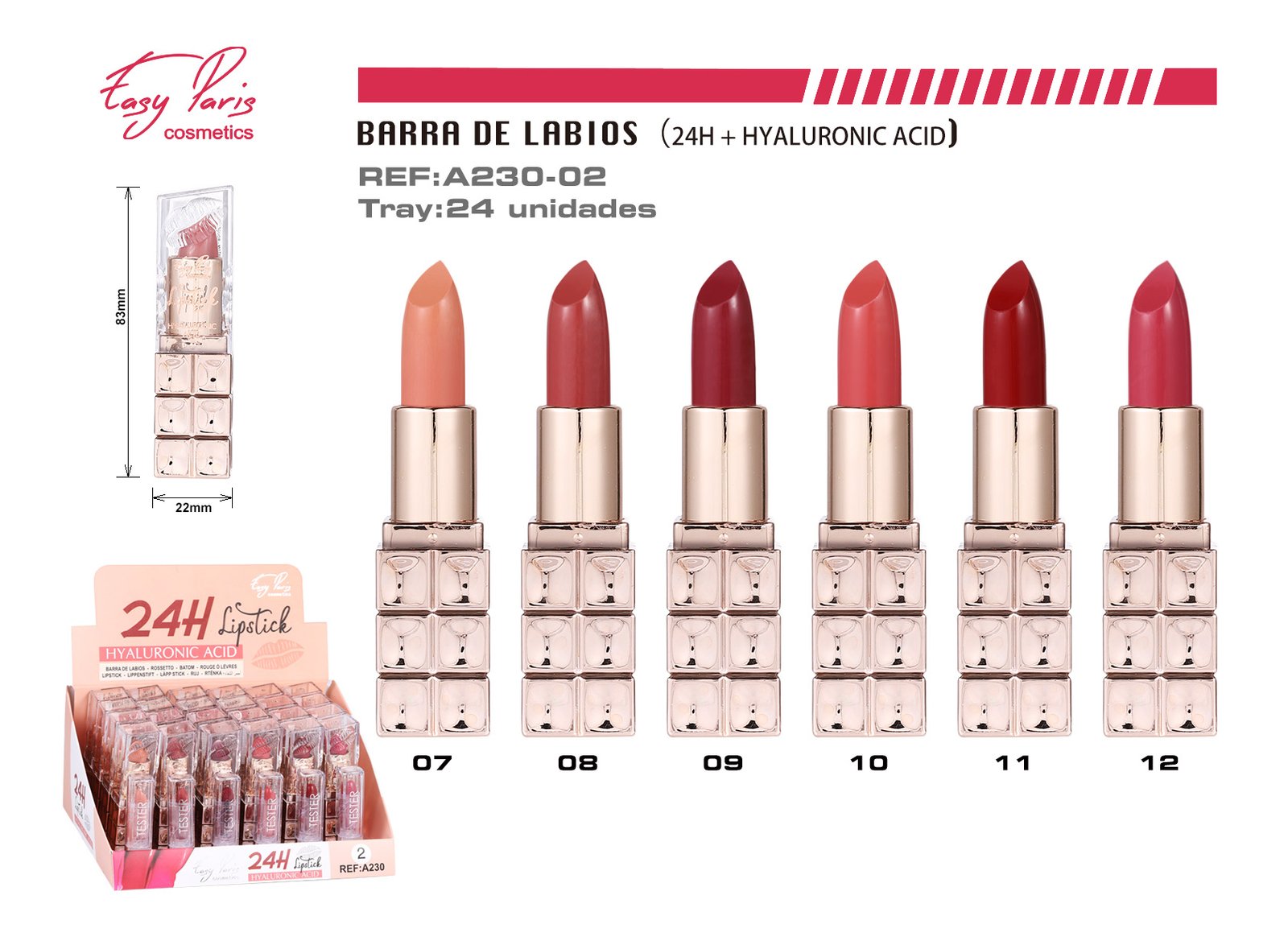 B.LABIOS FIJO C/ACID HIALURONIC