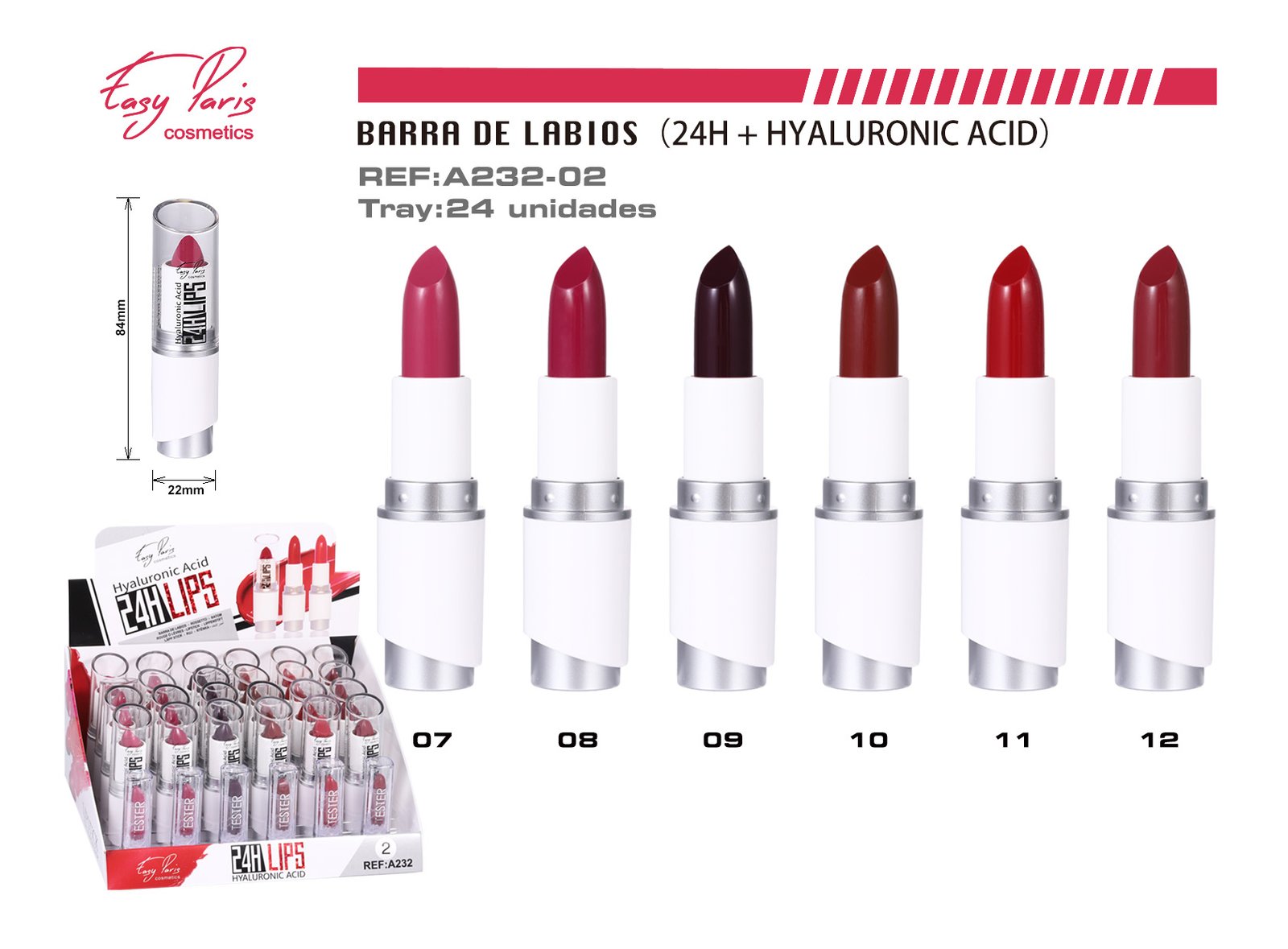 B.LABIOS FIJO C/ACID HIALURONIC