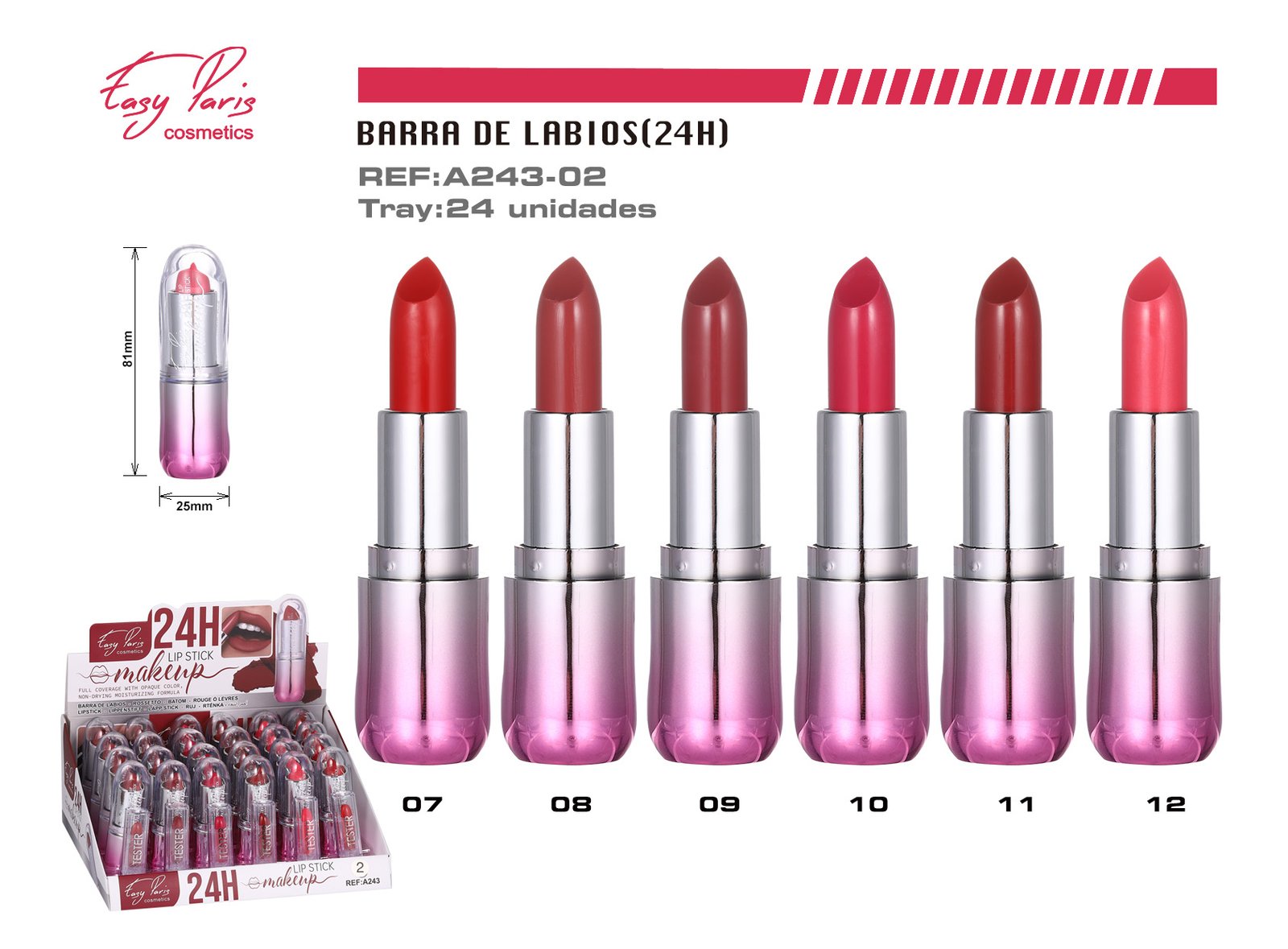B. DE LABIOS FIJO 24H