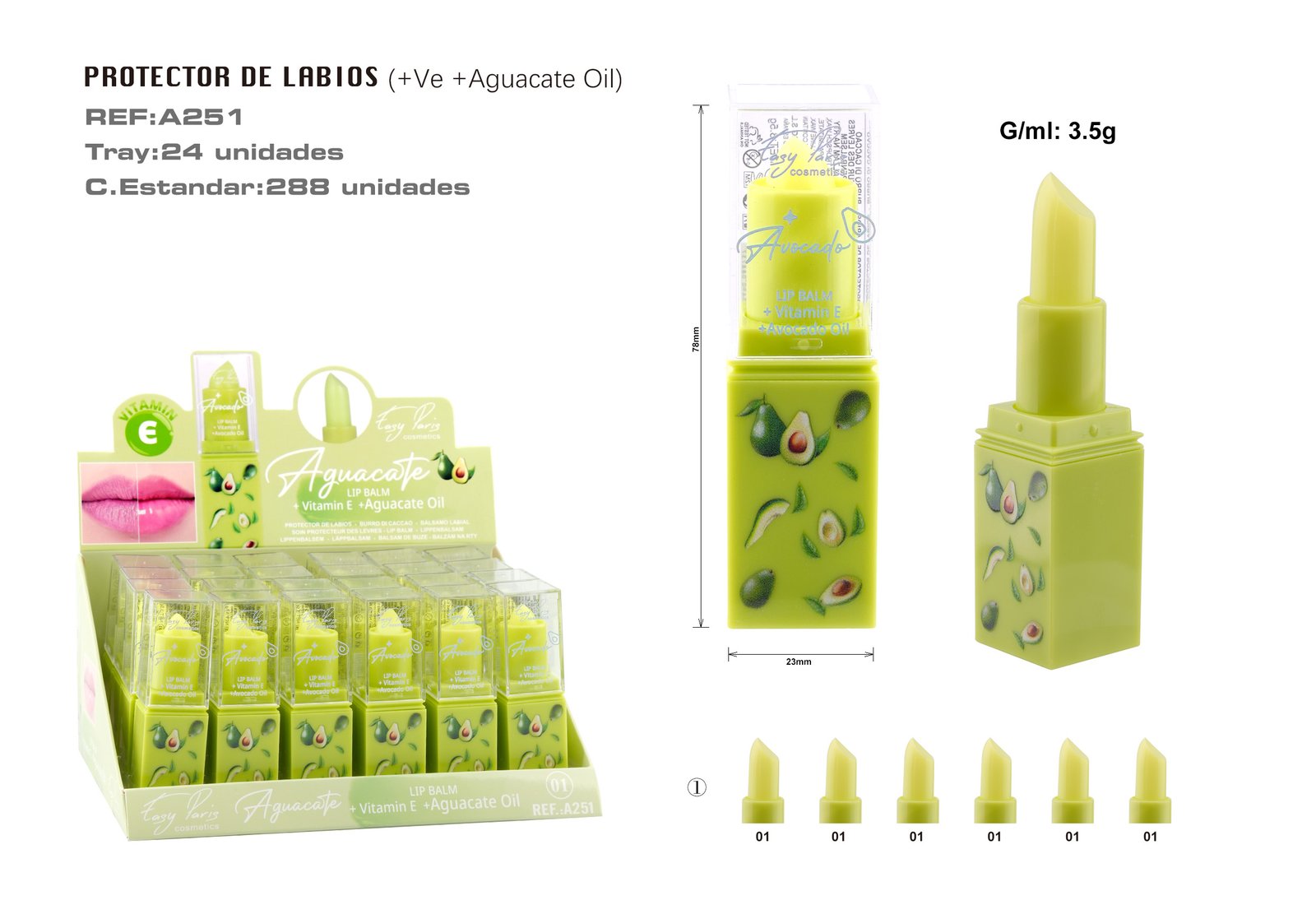 PROTECTOR LABIAL+VE AGUACATE OIL