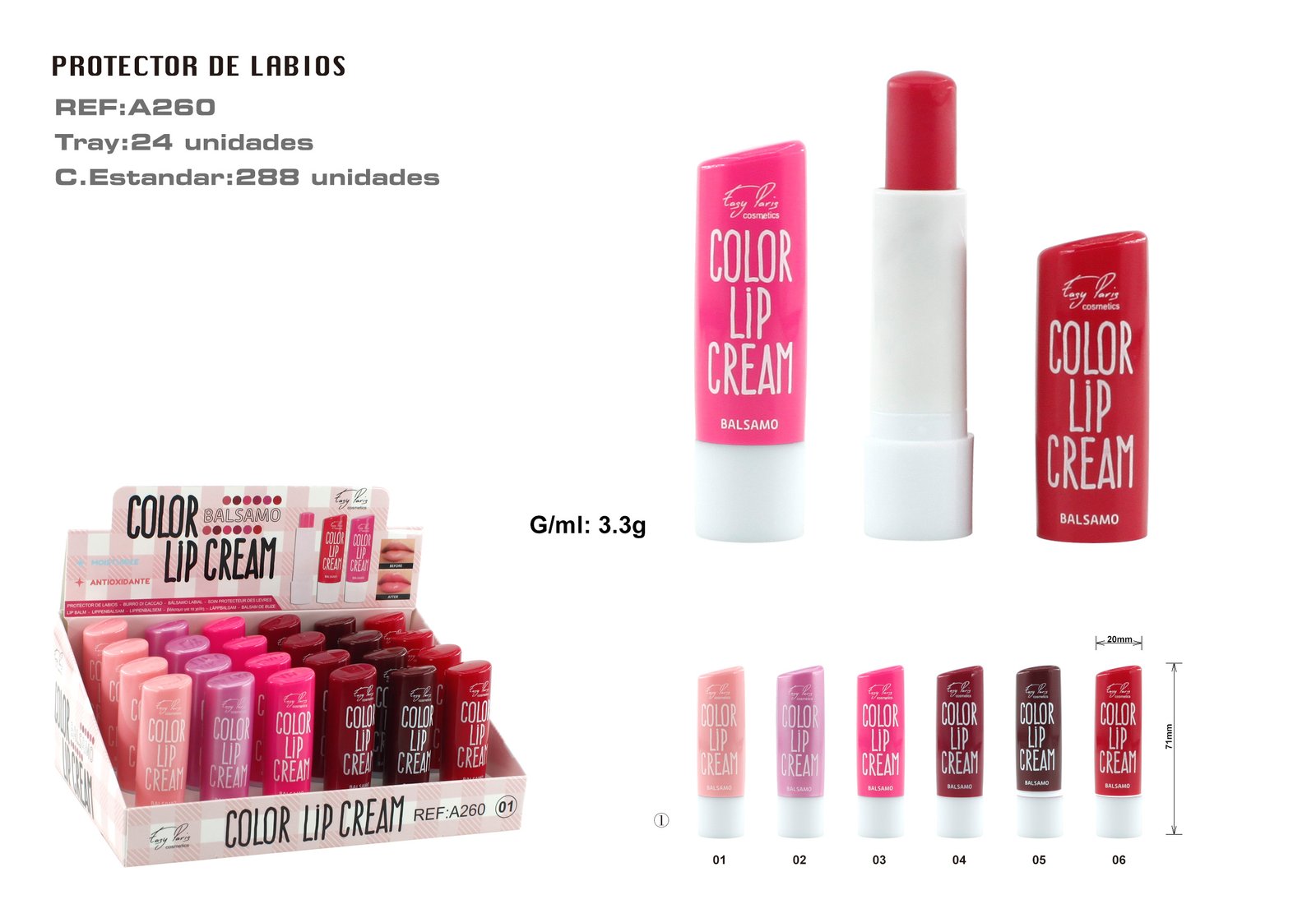 PROTECTOR LABIAL LIP CREAM