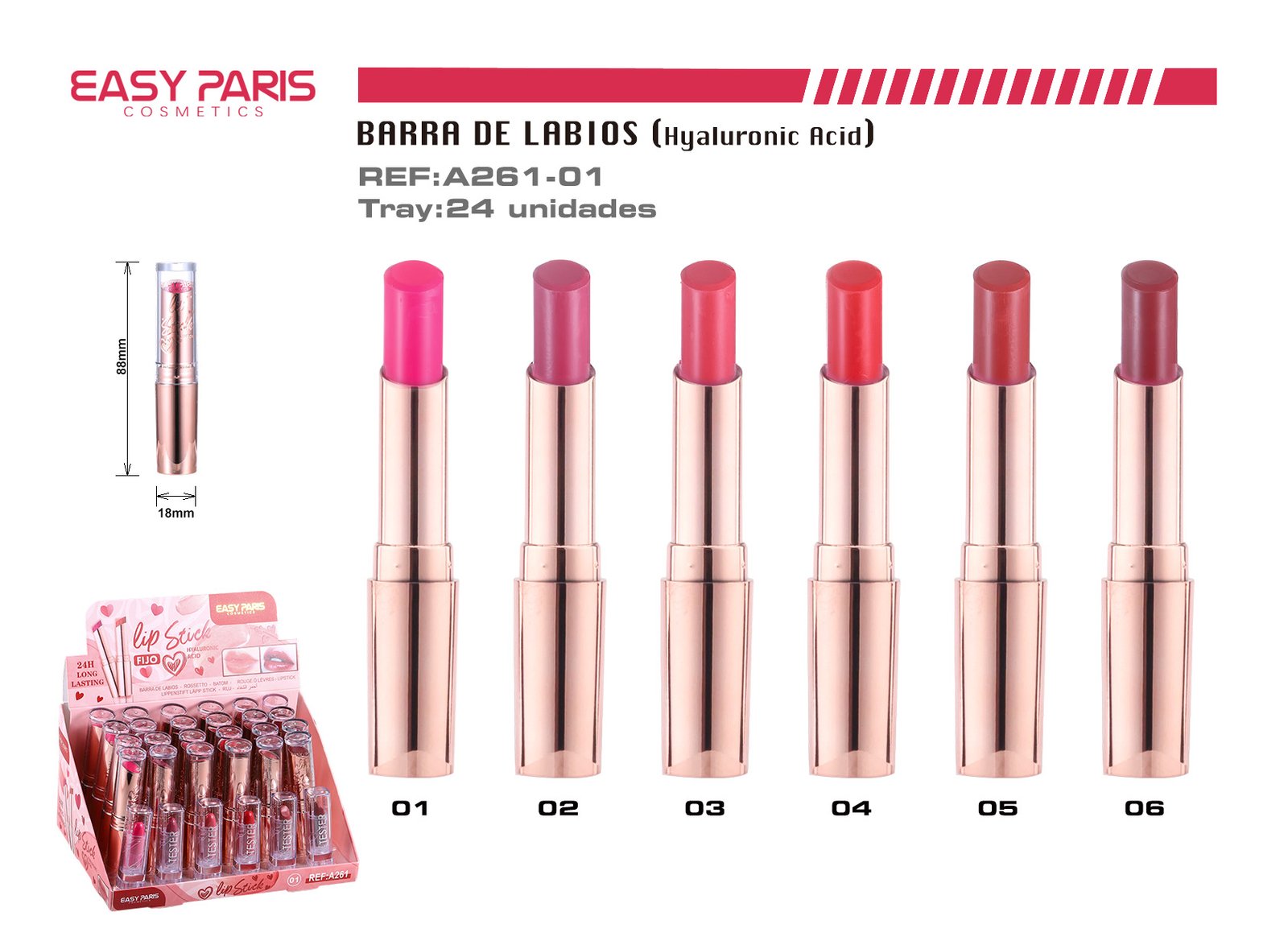 B.DE LABIOS 24H+ACID.HYAULONIC