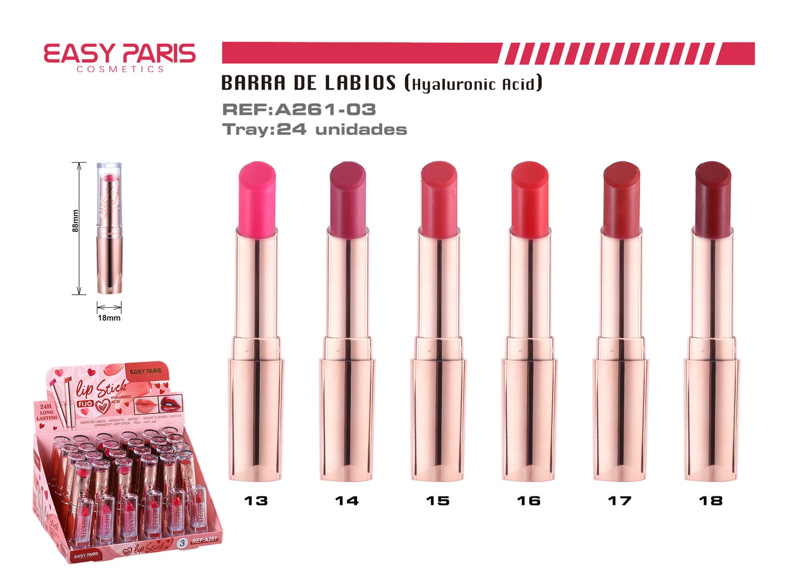 B DE LABIOS 24H+ACID.HYALURONICO