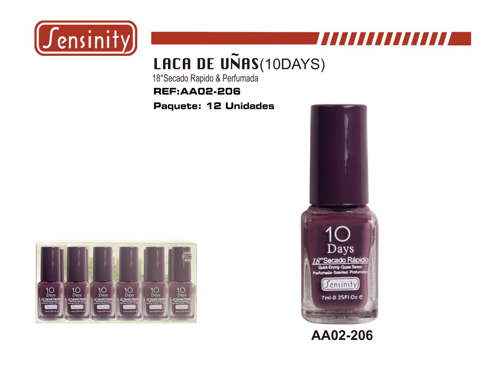 LACA DE UÑAS SENSINITY