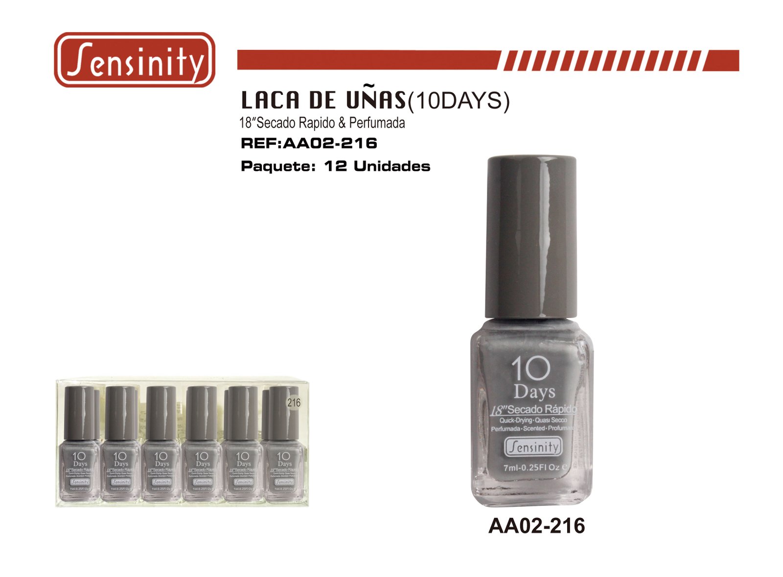 LACA DE UÑAS SENSINITY