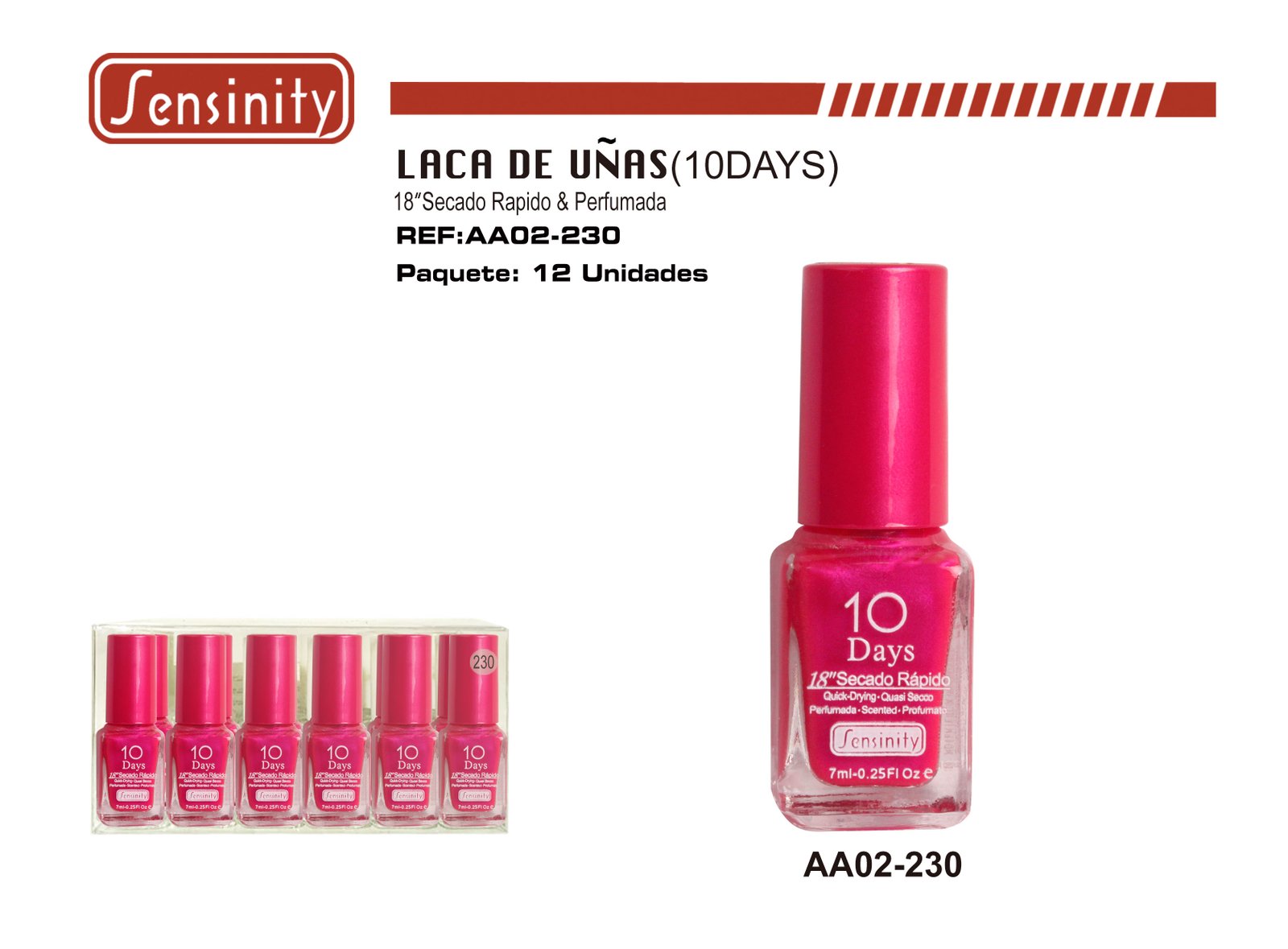 LACA DE UÑAS SENSINITY