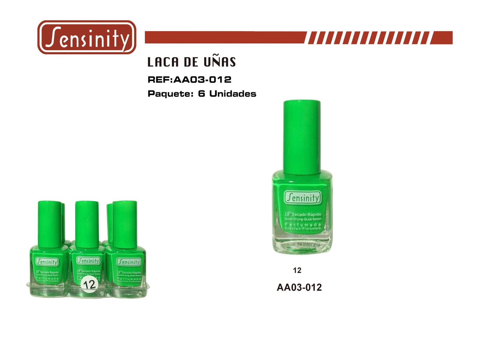«LACA DE UÑAS SENSINITY 18″»»» PERFUMADA