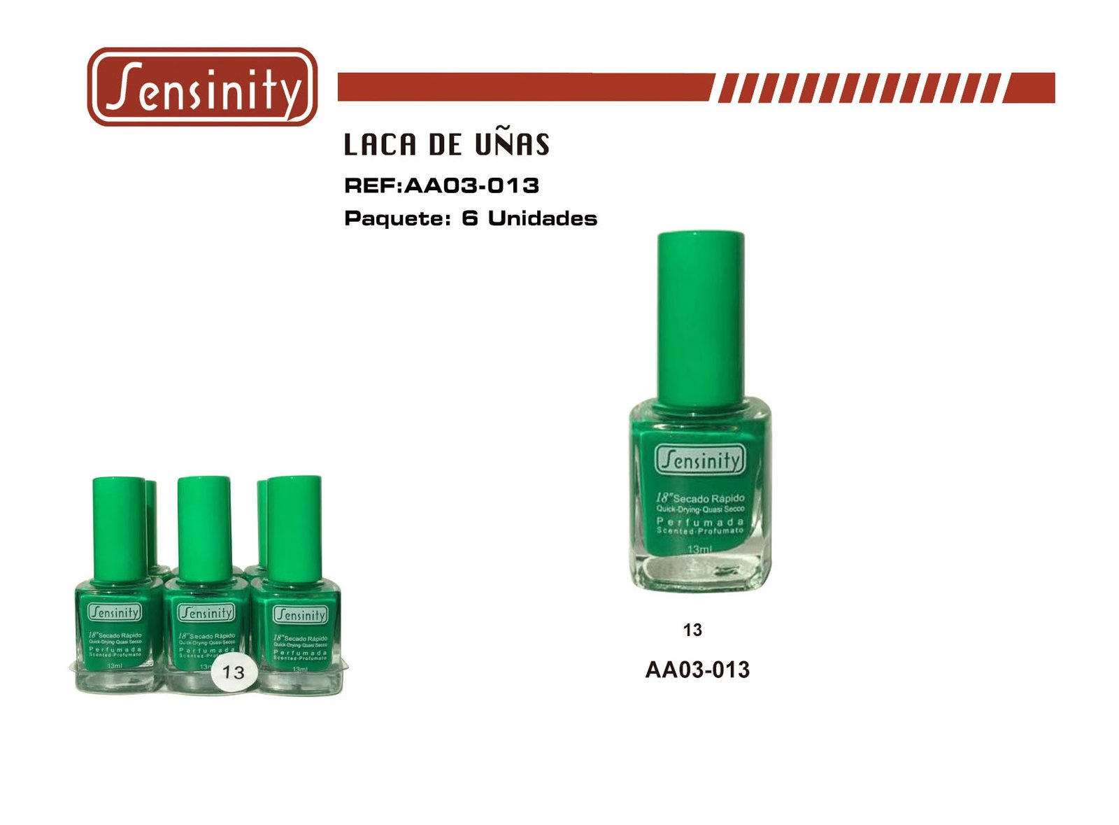 «LACA DE UÑAS SENSINITY 18″»»» PERFUMADA
