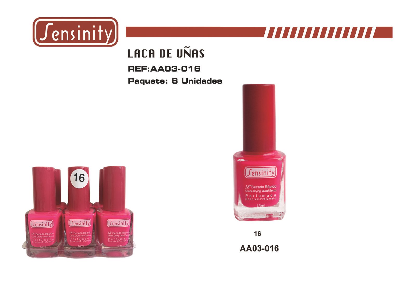«LACA DE UÑAS SENSINITY 18″»»» PERFUMADA