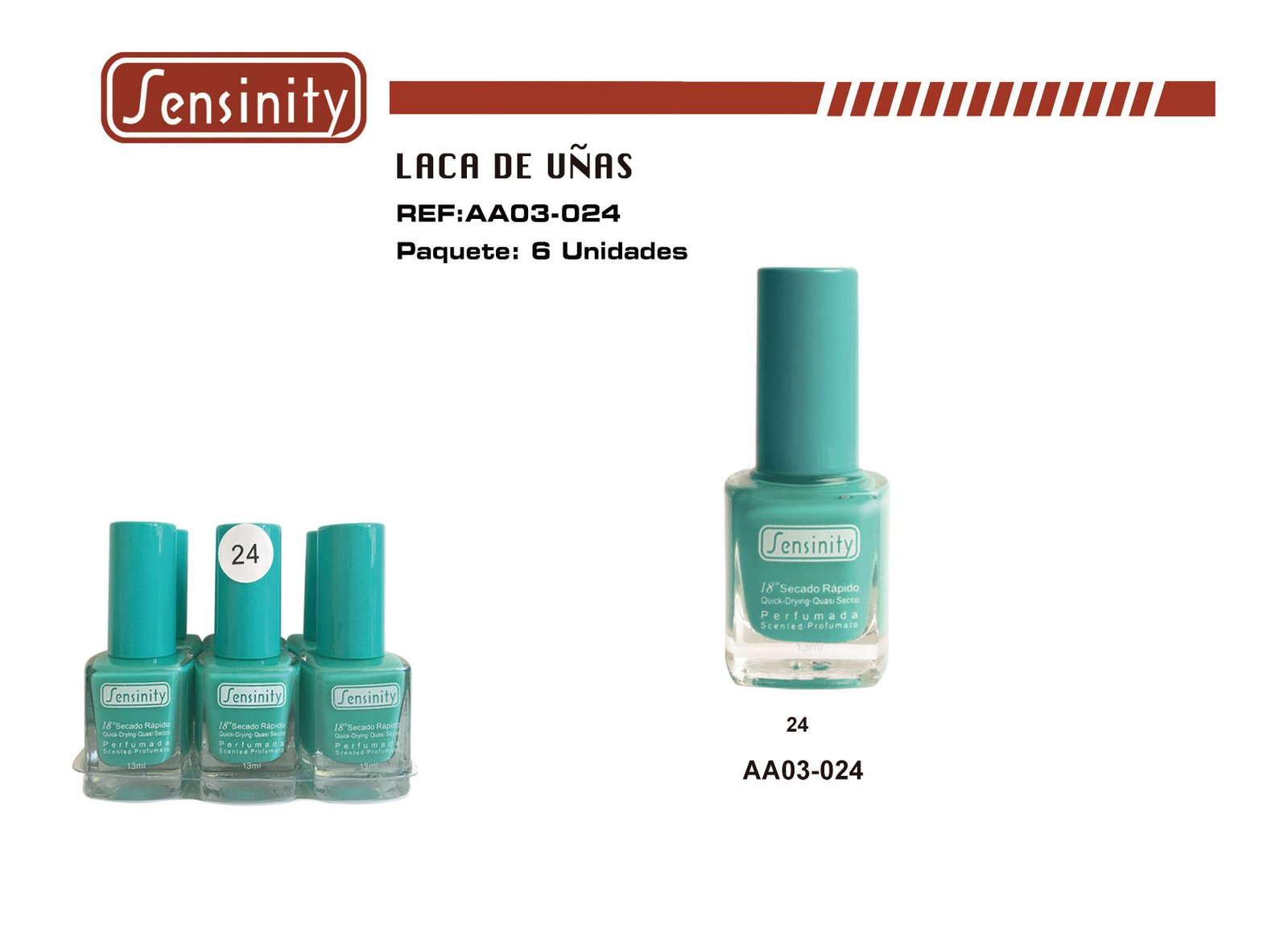 «LACA DE UÑAS SENSINITY 18″»»» PERFUMADA