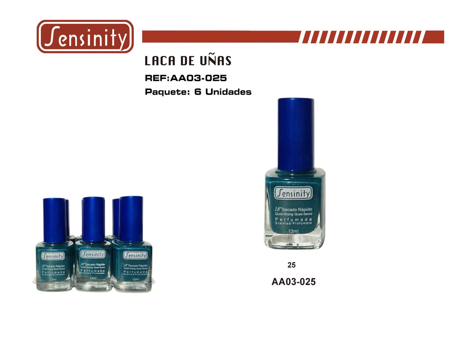 «LACA DE UÑAS SENSINITY 18″»»» PERFUMADA