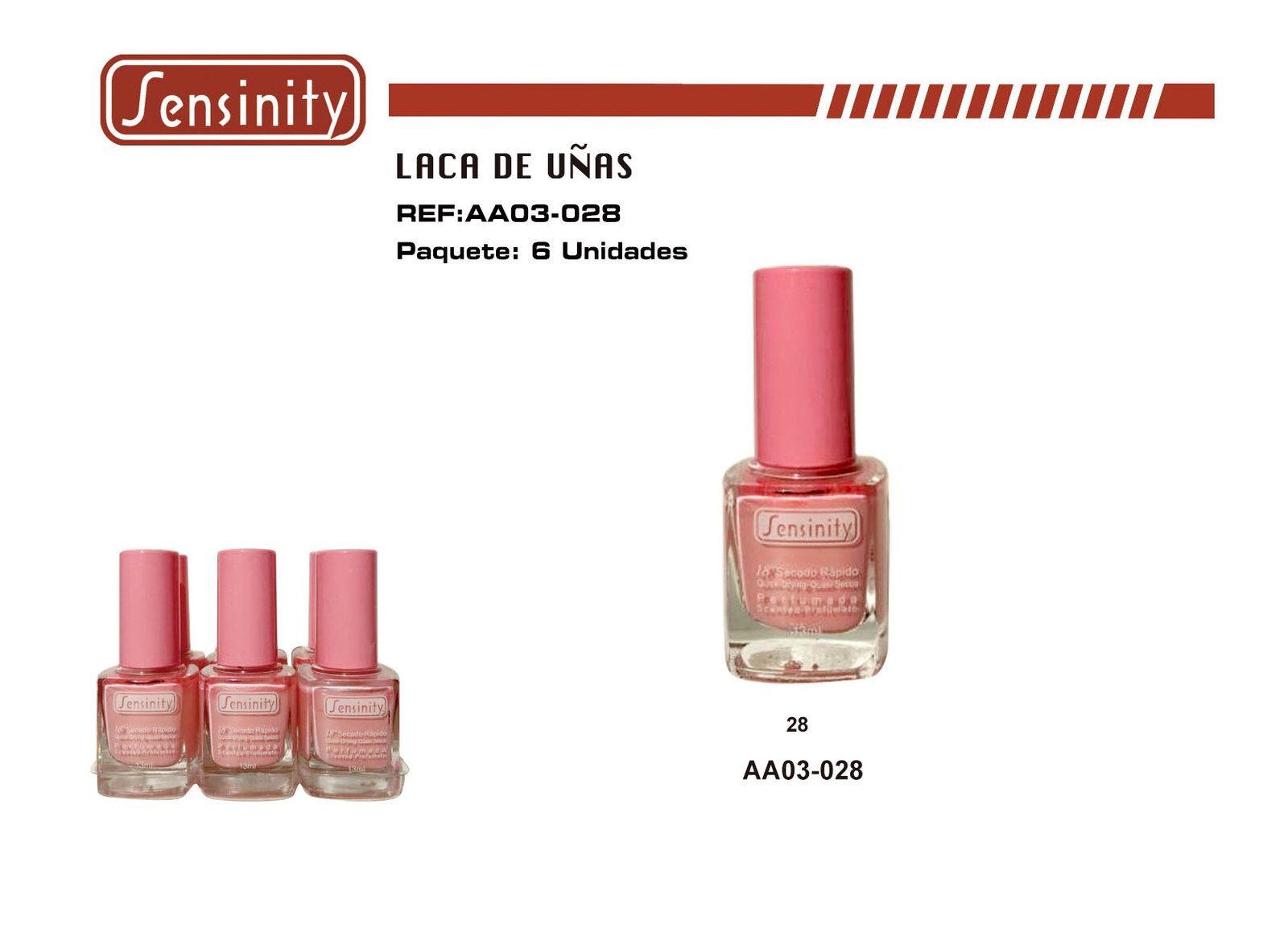 «LACA DE UÑAS SENSINITY 18″»»» PERFUMADA