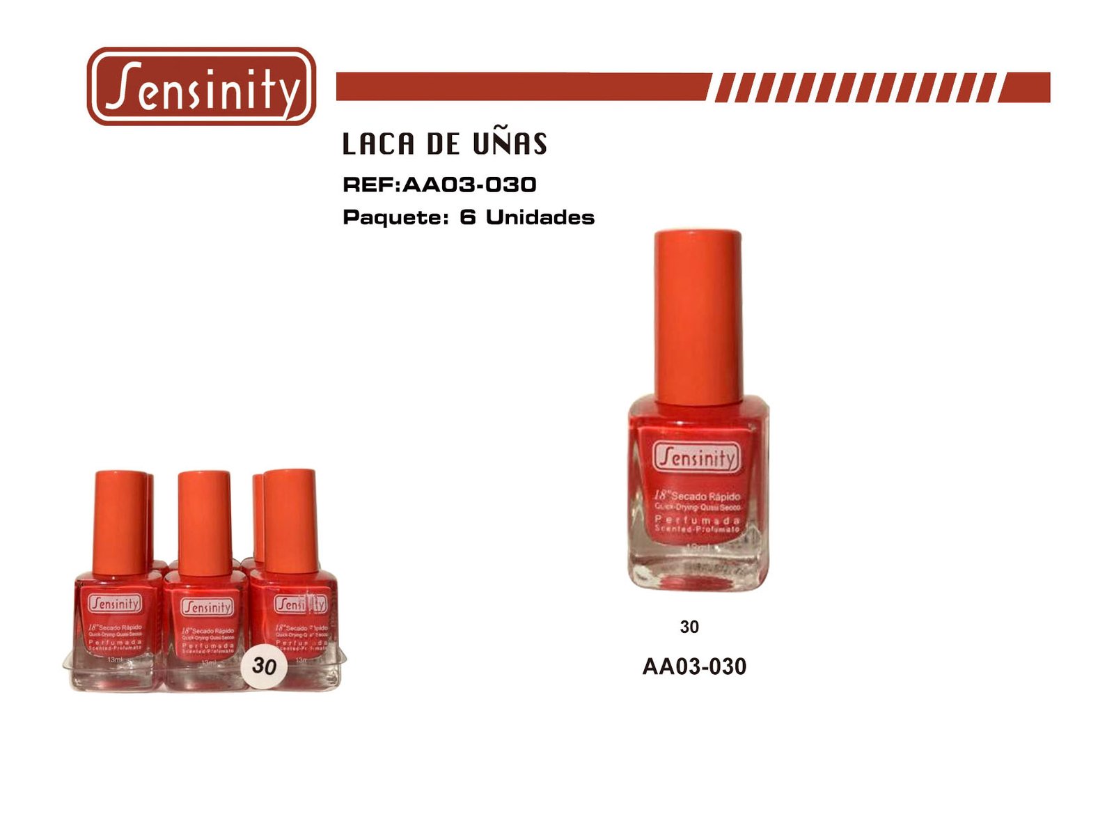 «LACA DE UÑAS SENSINITY 18″»»» PERFUMADA
