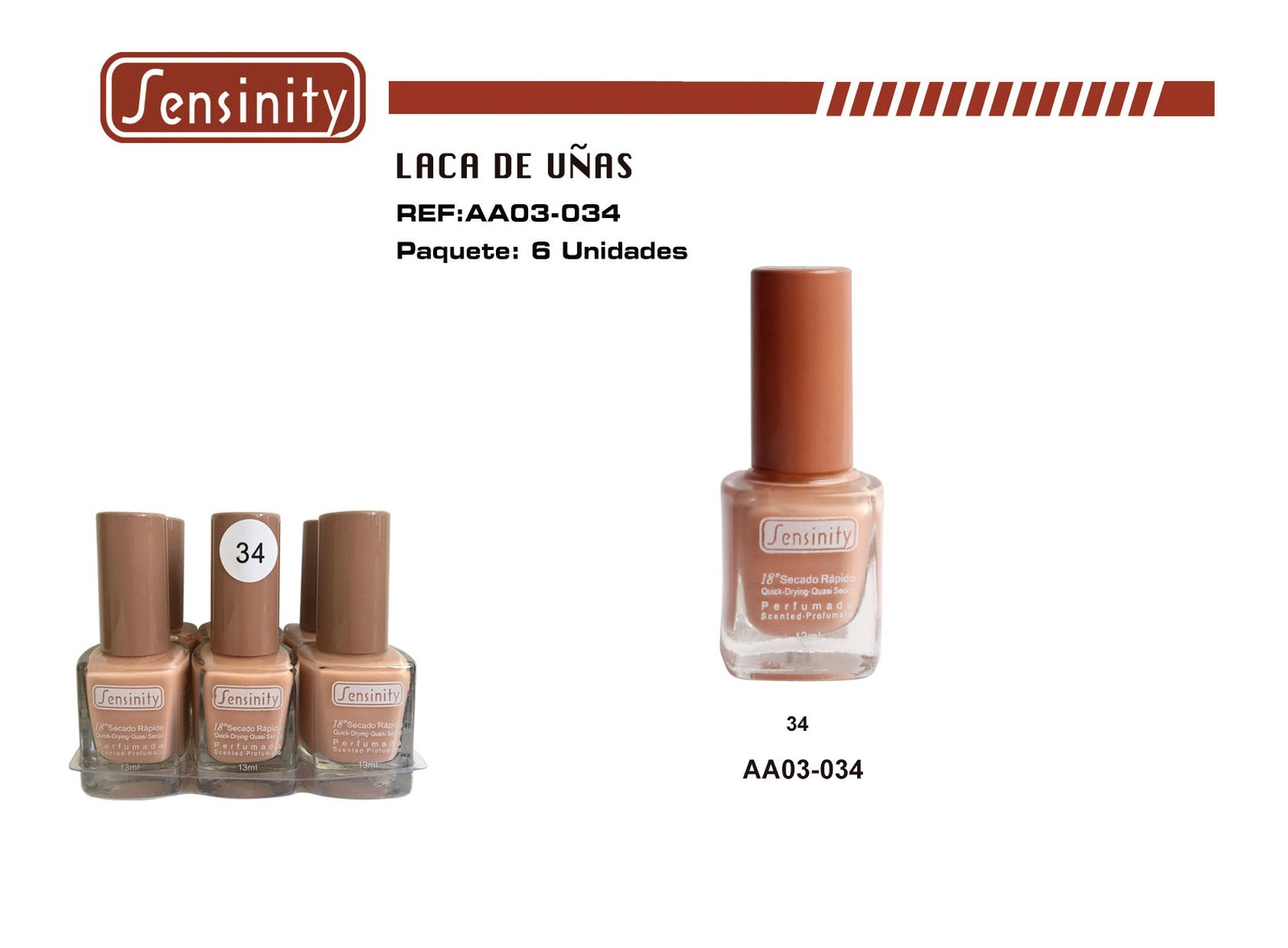 «LACA DE UÑAS SENSINITY 18″»»» PERFUMADA