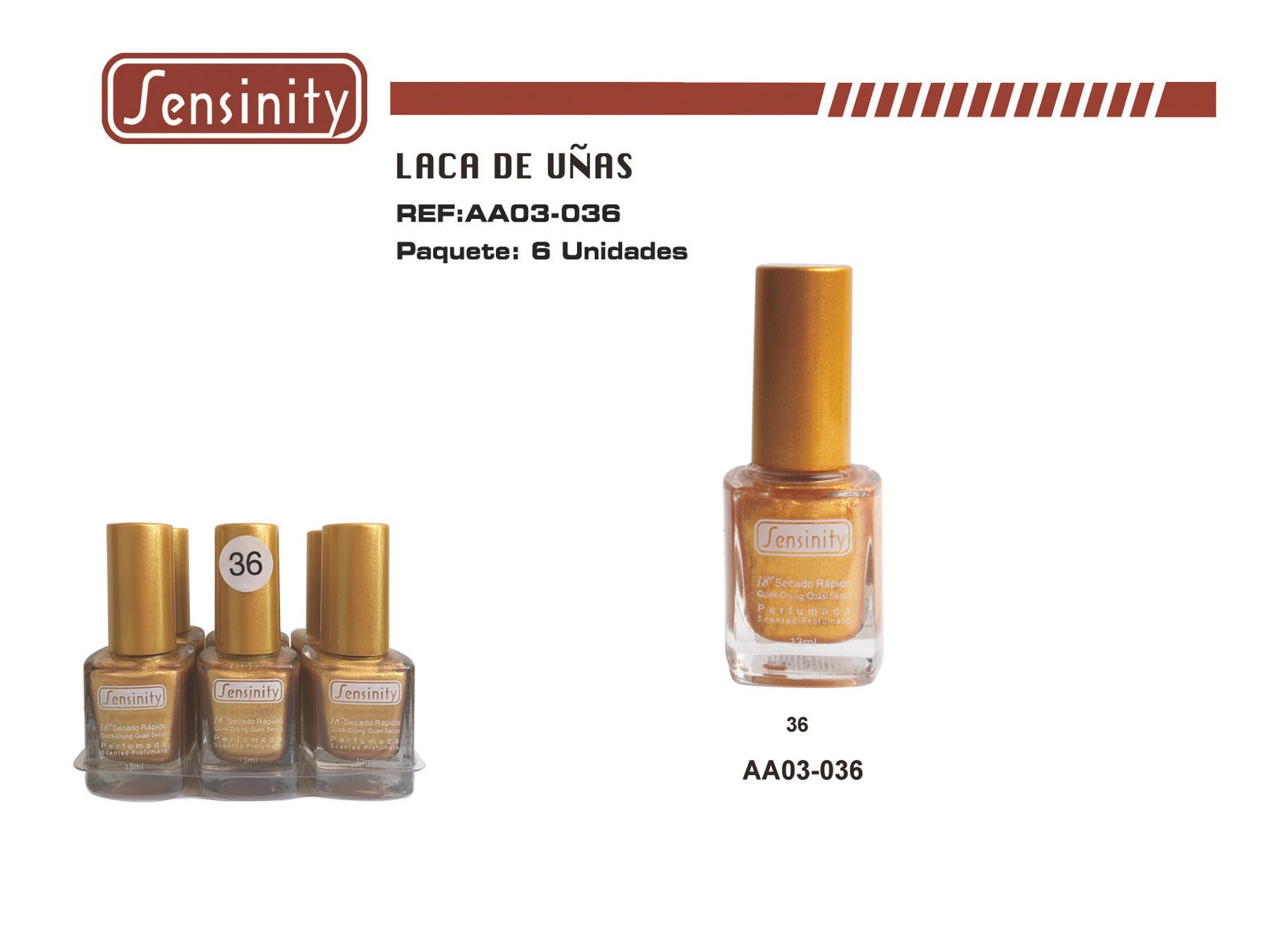 LACA DE UÑAS SENSINITY 18″ PERFUMADA