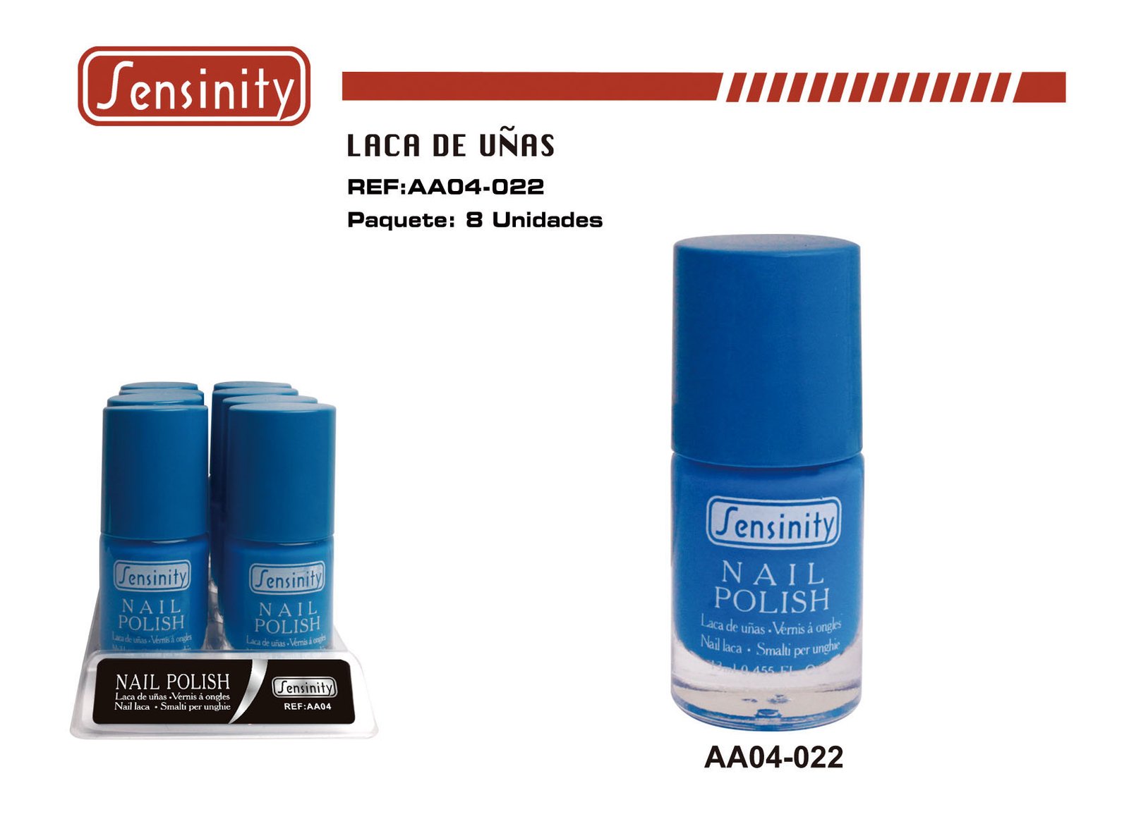 LACA DE UÑAS SENSINITY