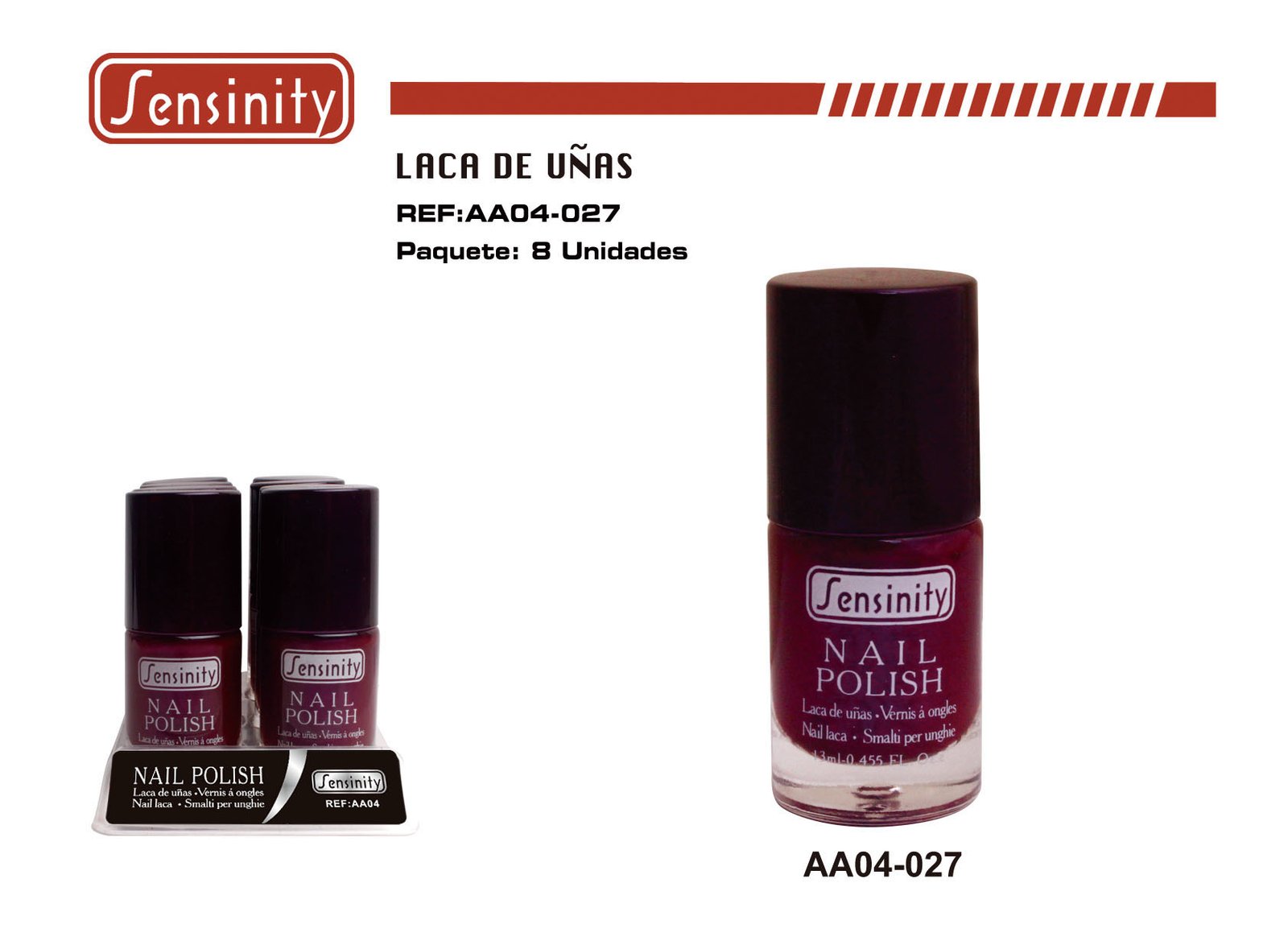 LACA DE UÑAS SENSINITY