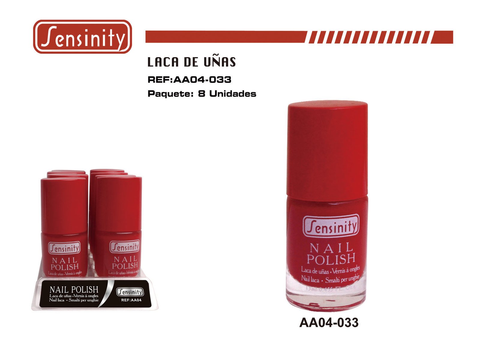 LACA DE UÑAS SENSINITY