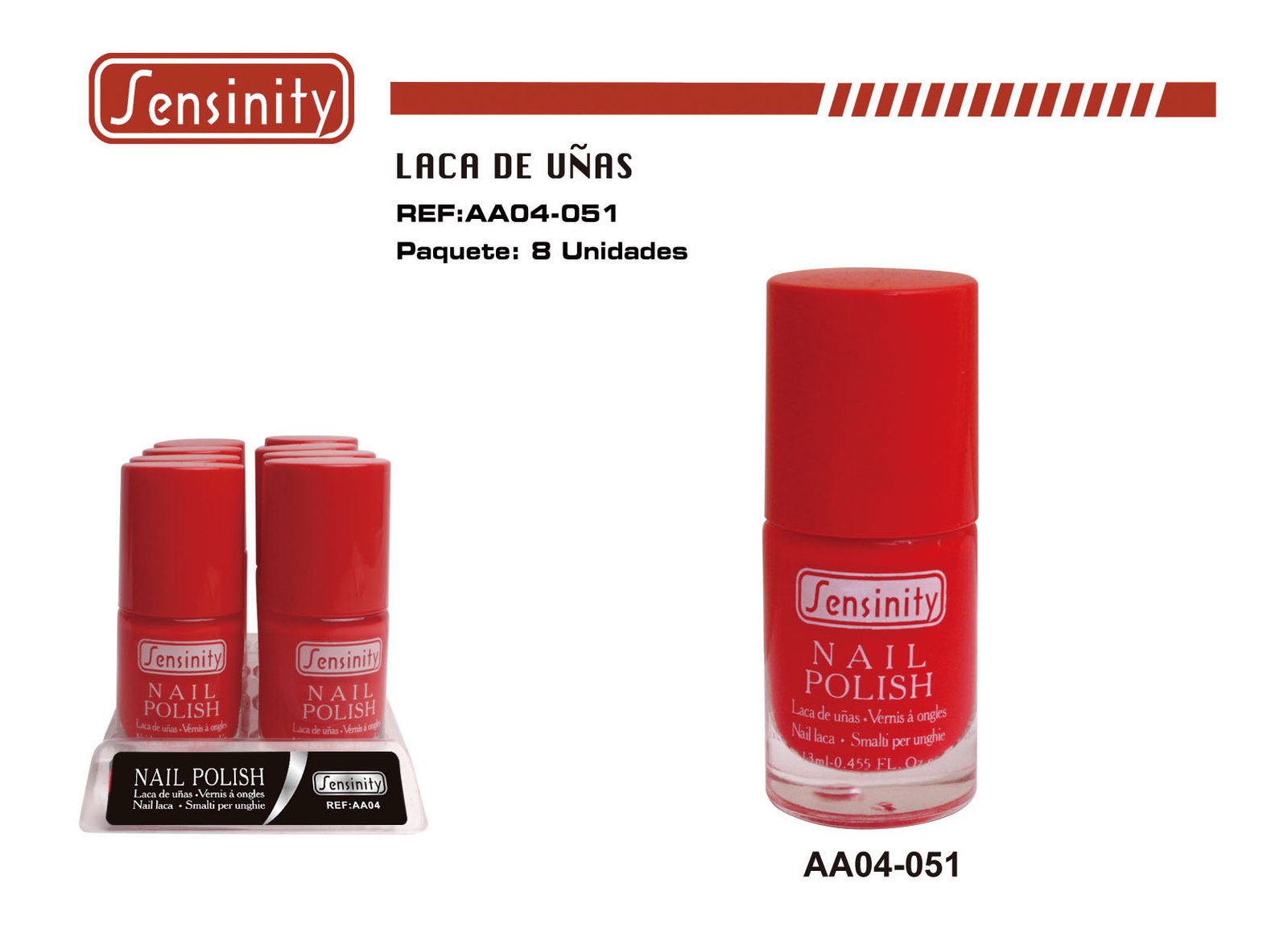 LACA DE UÑAS SENSINITY