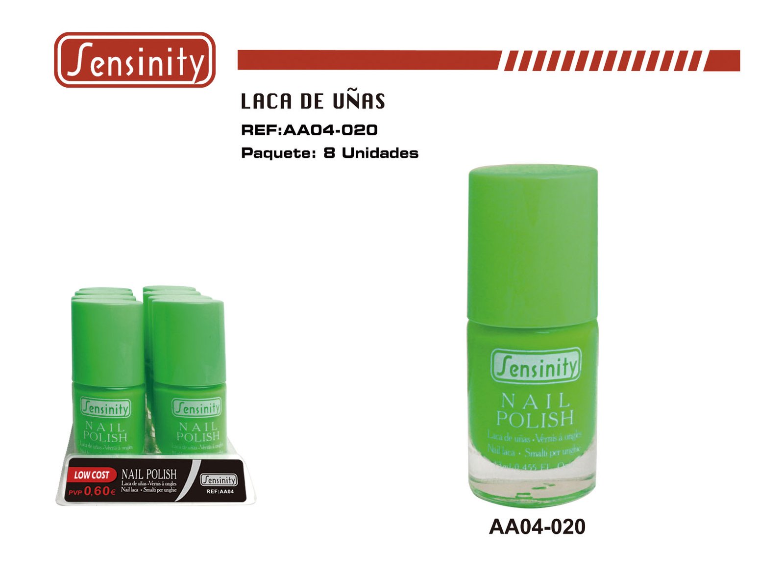 LACA DE UÑAS SENSINITY