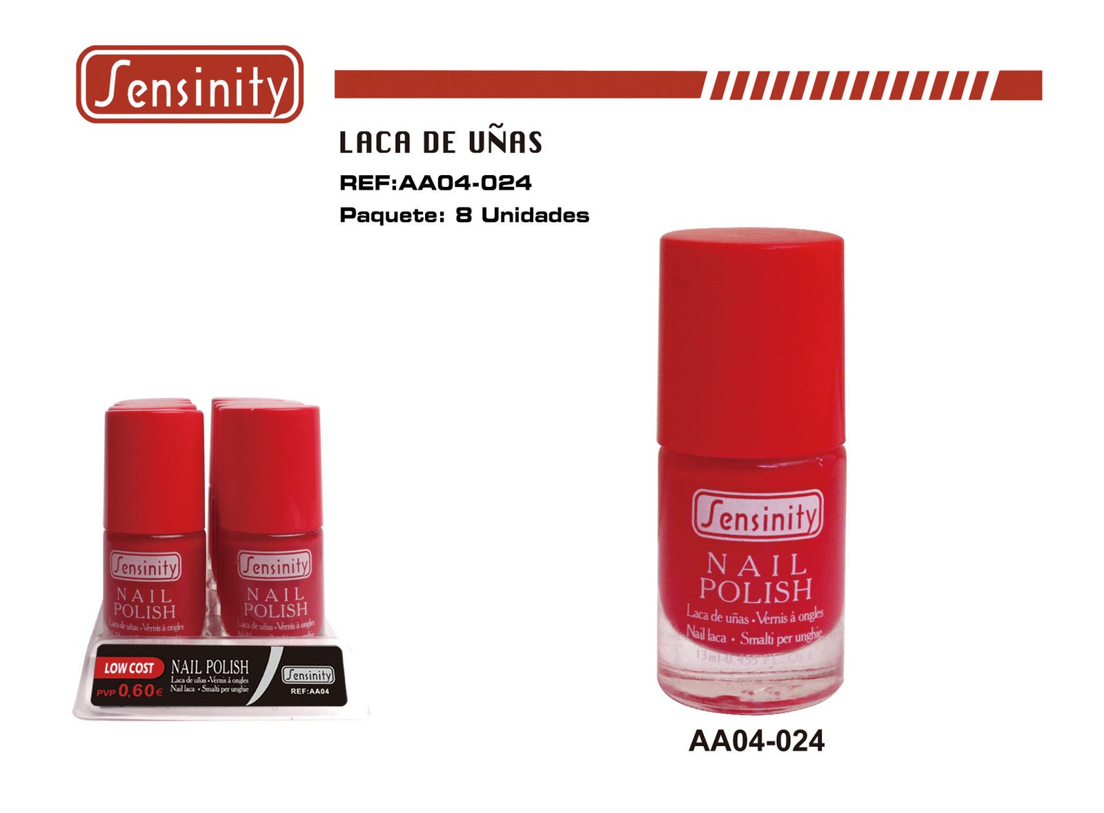 LACA DE UÑAS SENSINITY