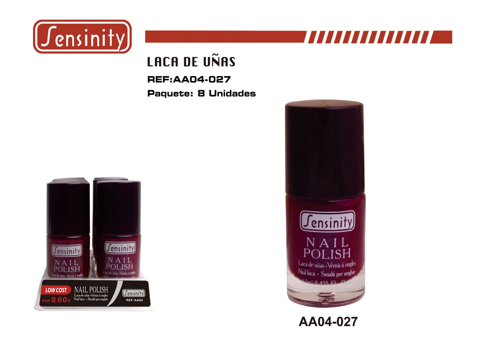 LACA DE UÑAS SENSINITY