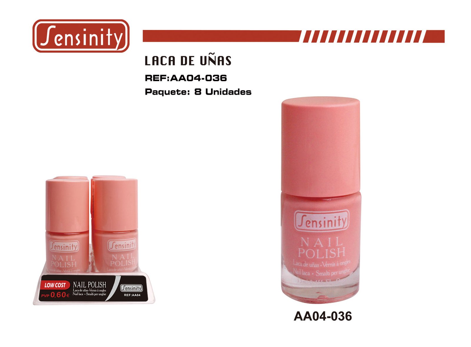 LACA DE UÑAS SENSINITY