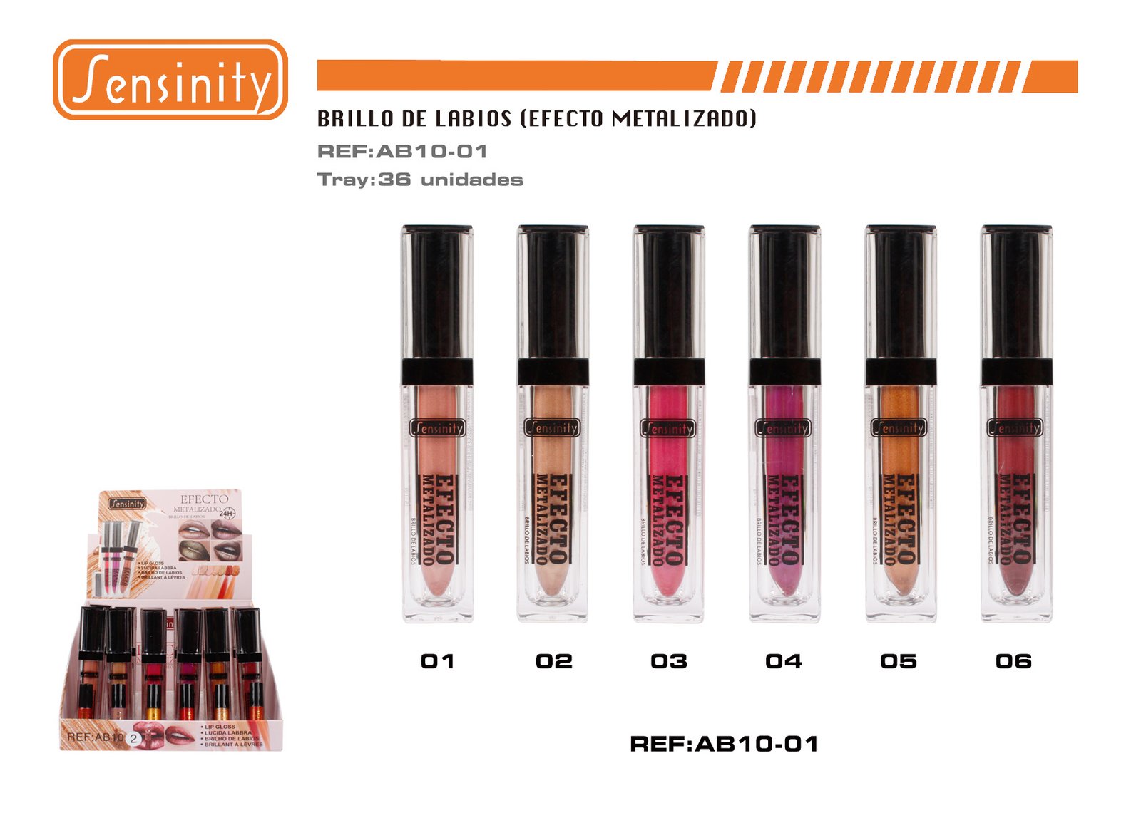 BRILLO DE LABIOS METALIZADO