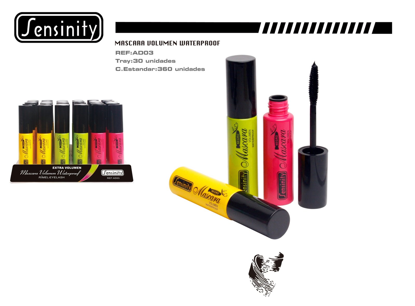 MASCARA DE PESTAÑA VOLUME SENSINITY 360/