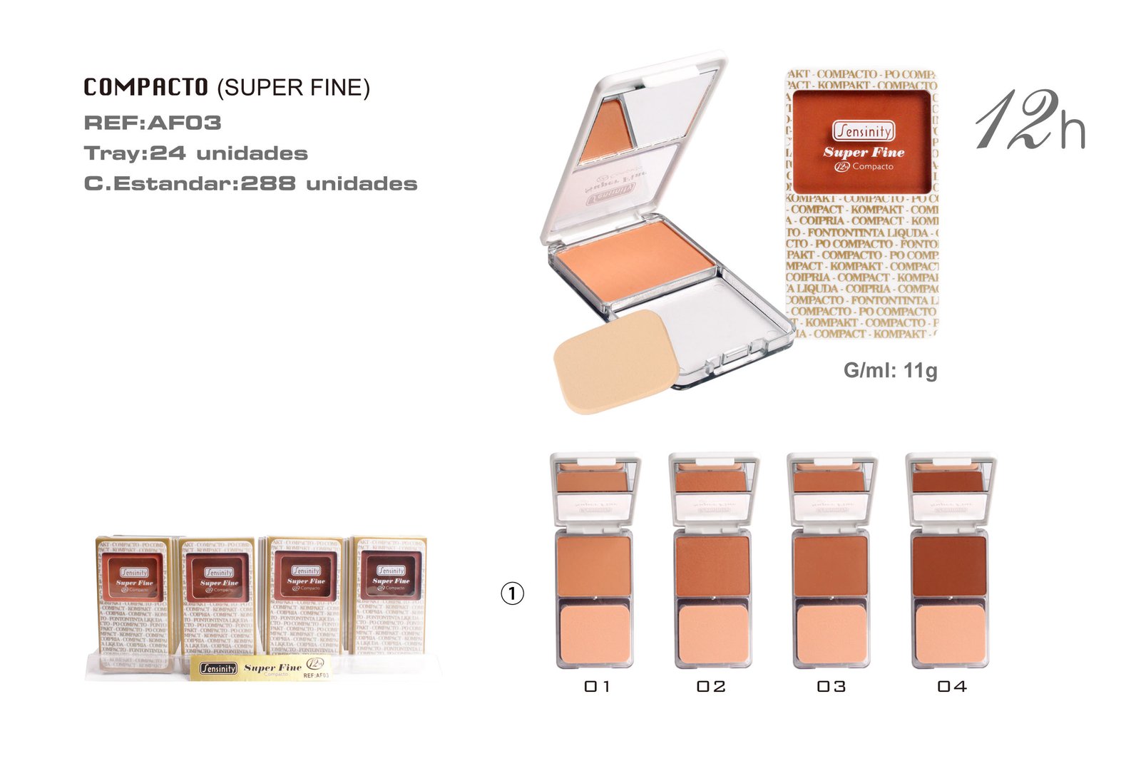 MAQ.COMPACTO FINO 12H SENSINITY