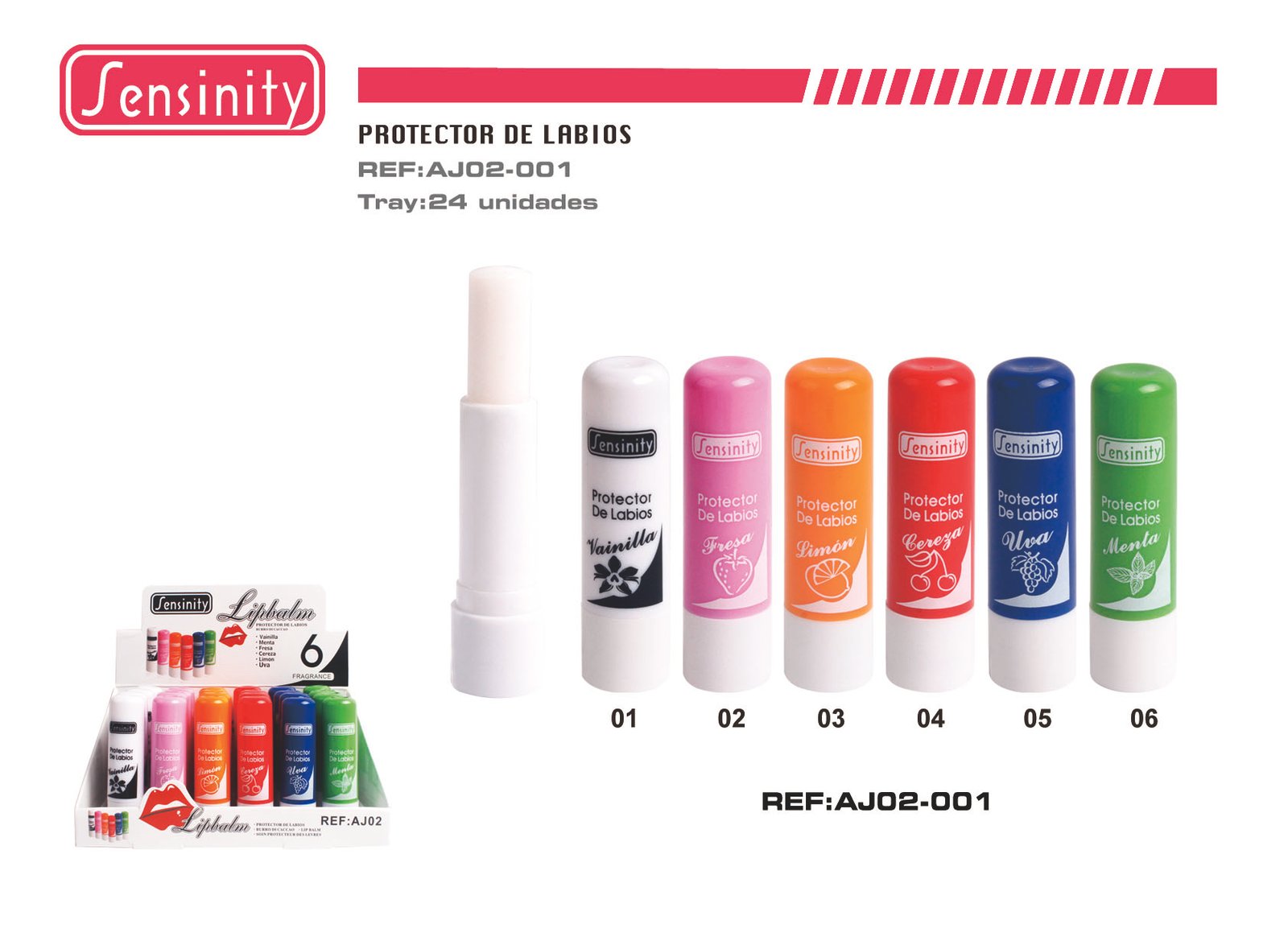 PROTECTOR LABIAL AROMA FRUTAS