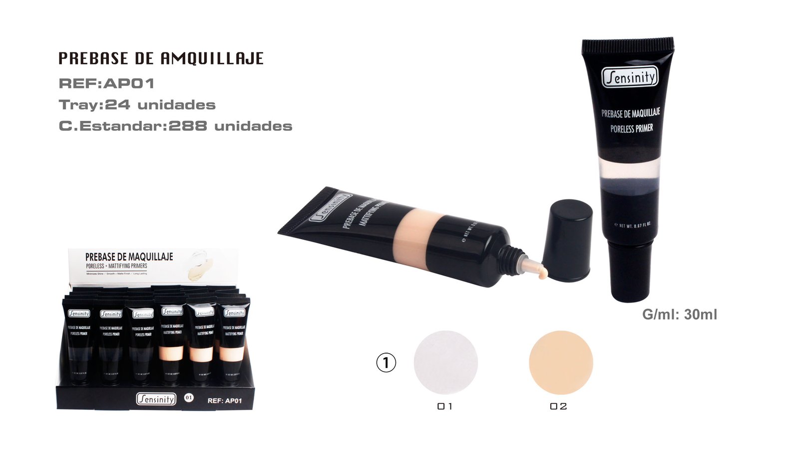 PREBASE DE MAQUILLAJE SENSINITY