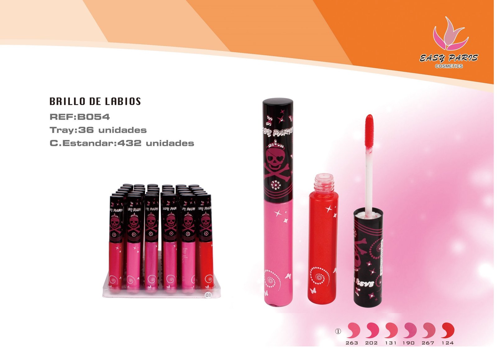 BRILLO DE LABIOS CALAVERA EASY PARIS 432