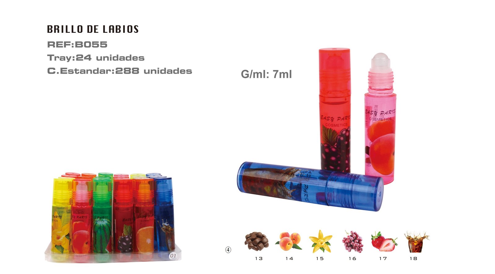 BRILLO DE LABIOS ROLL-LLON FRUTA