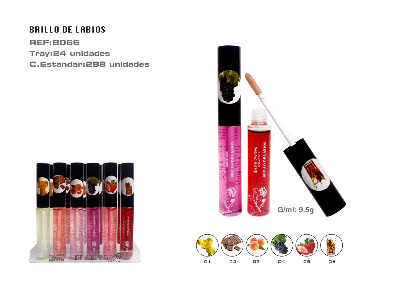 BRILLO DE LABIOS C/AROMA