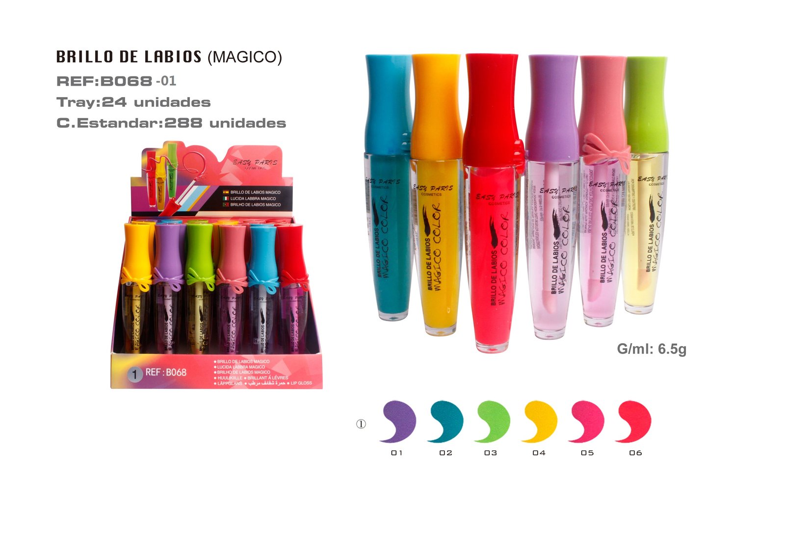 BRILLO DE LABIOS COLOR MAGIC