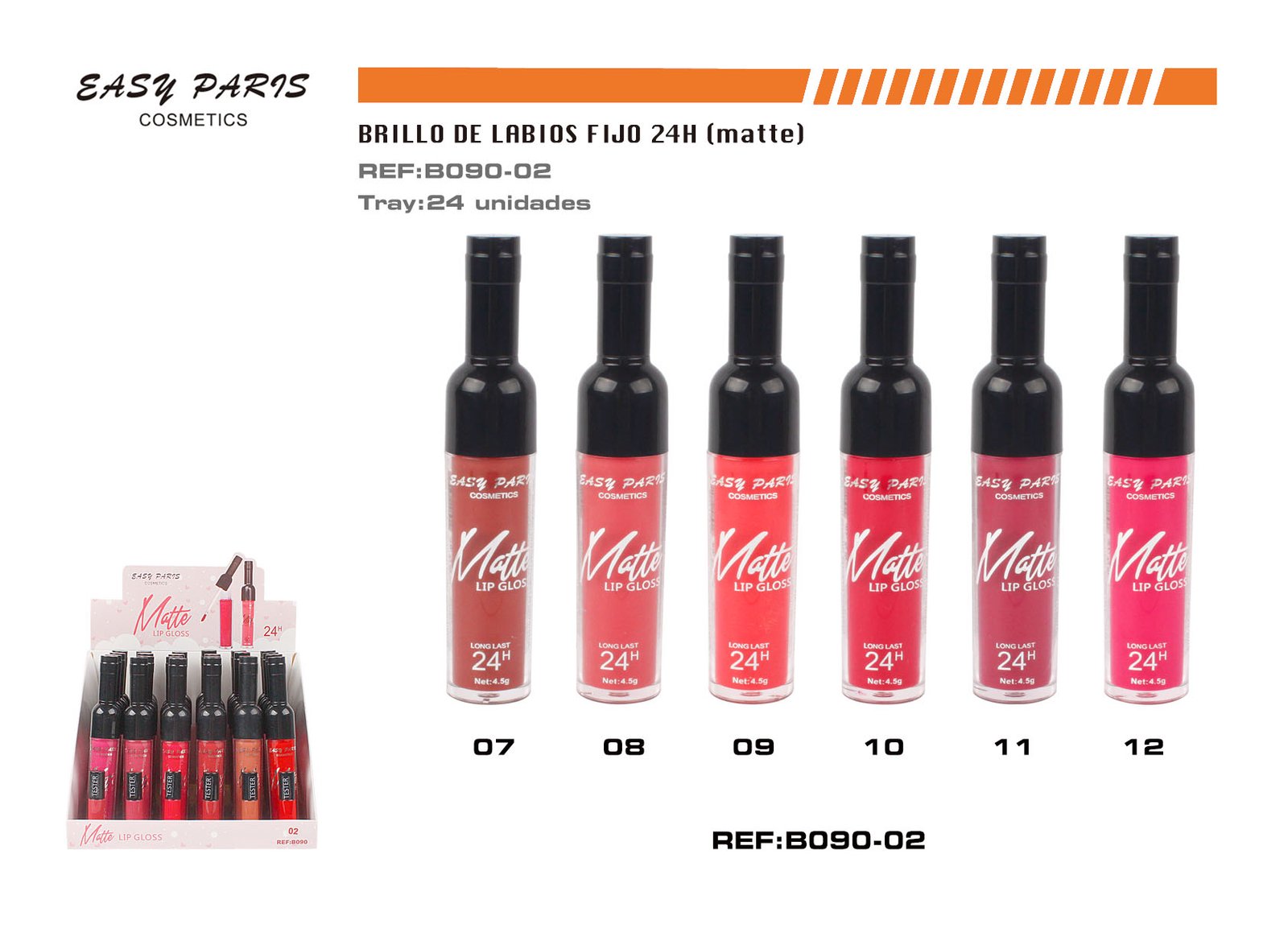 BRILLO DE LABIOS MATTE 24H