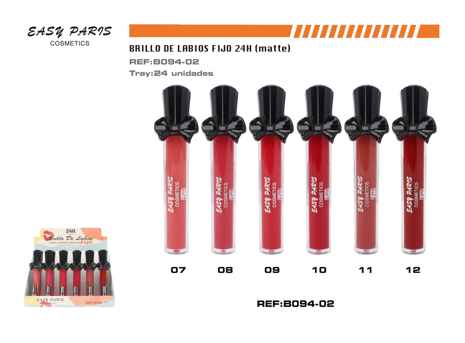 BRILLO DE LABIOS FIJO 24 H MATTE