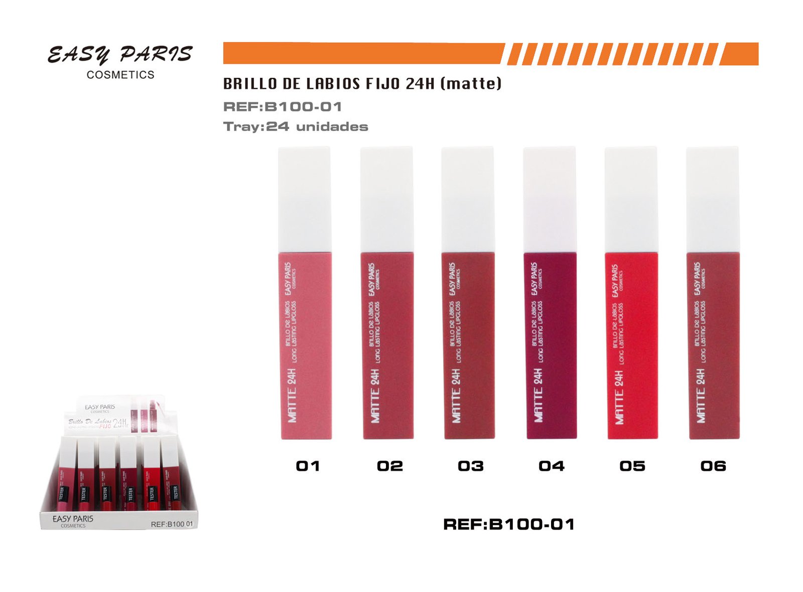 BRILLO DE LABIOS 24H MATTE