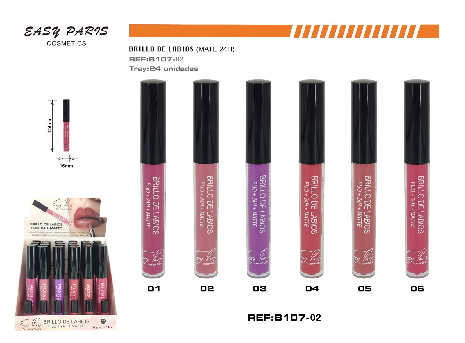BRILLO DE LABIOS 24H FIJOS