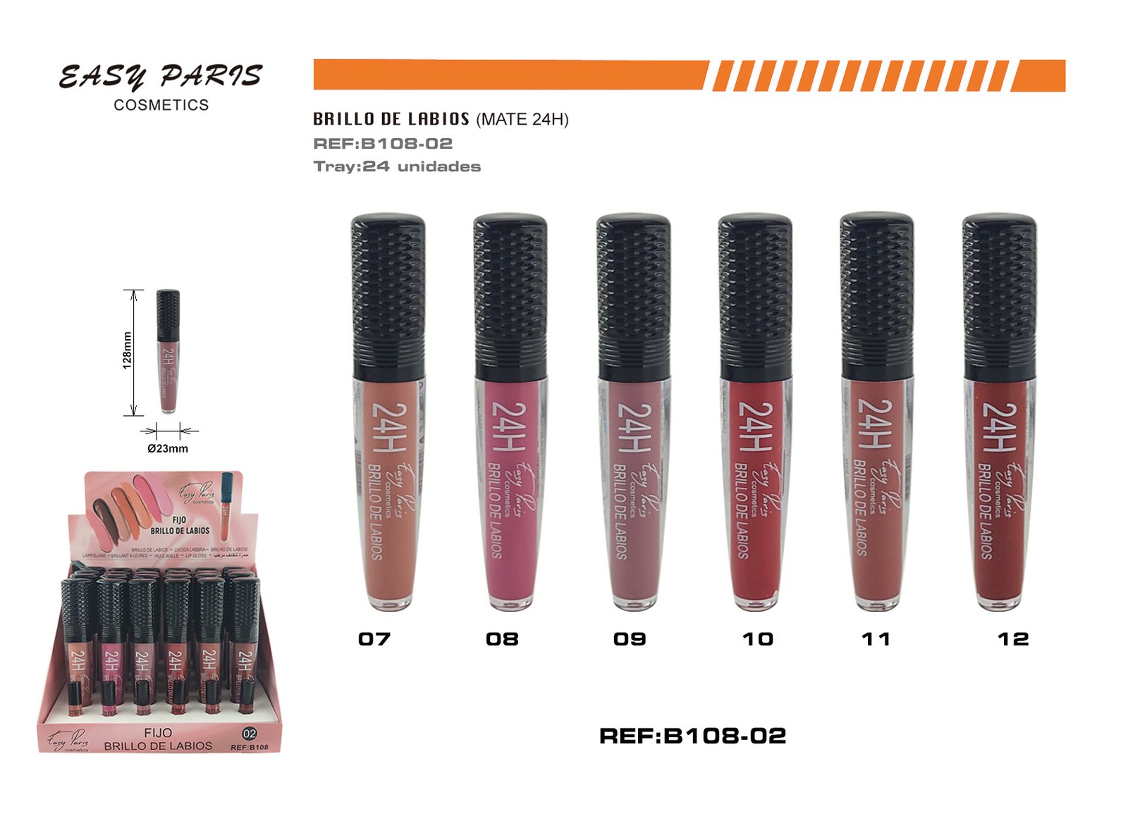 BRILLO DE LABIOS 24H FIJOS