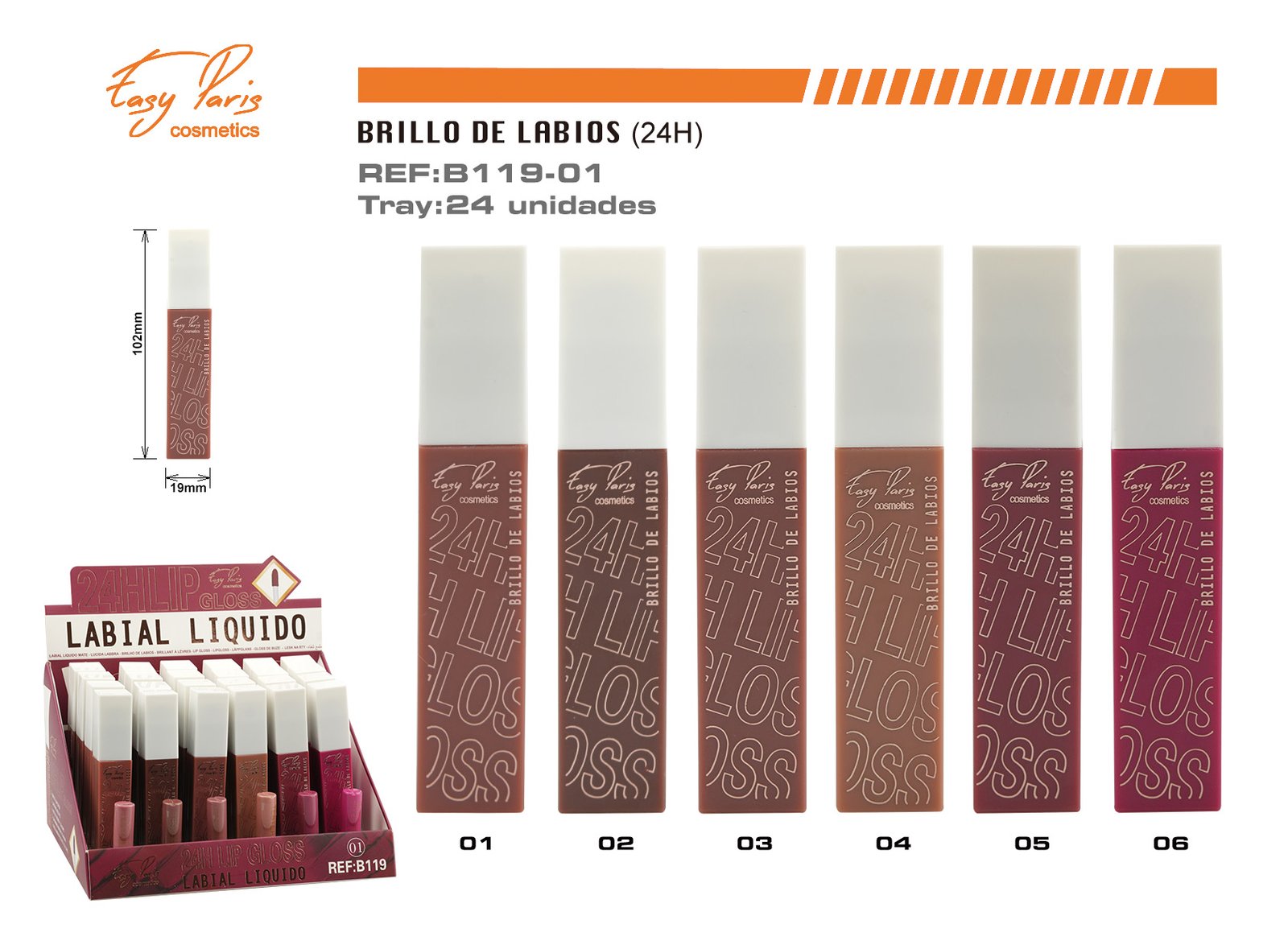 LIPS GLOSS KISS 24H