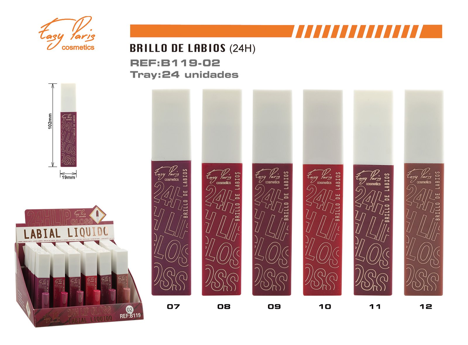 LIPS GLOSS KISS 24H