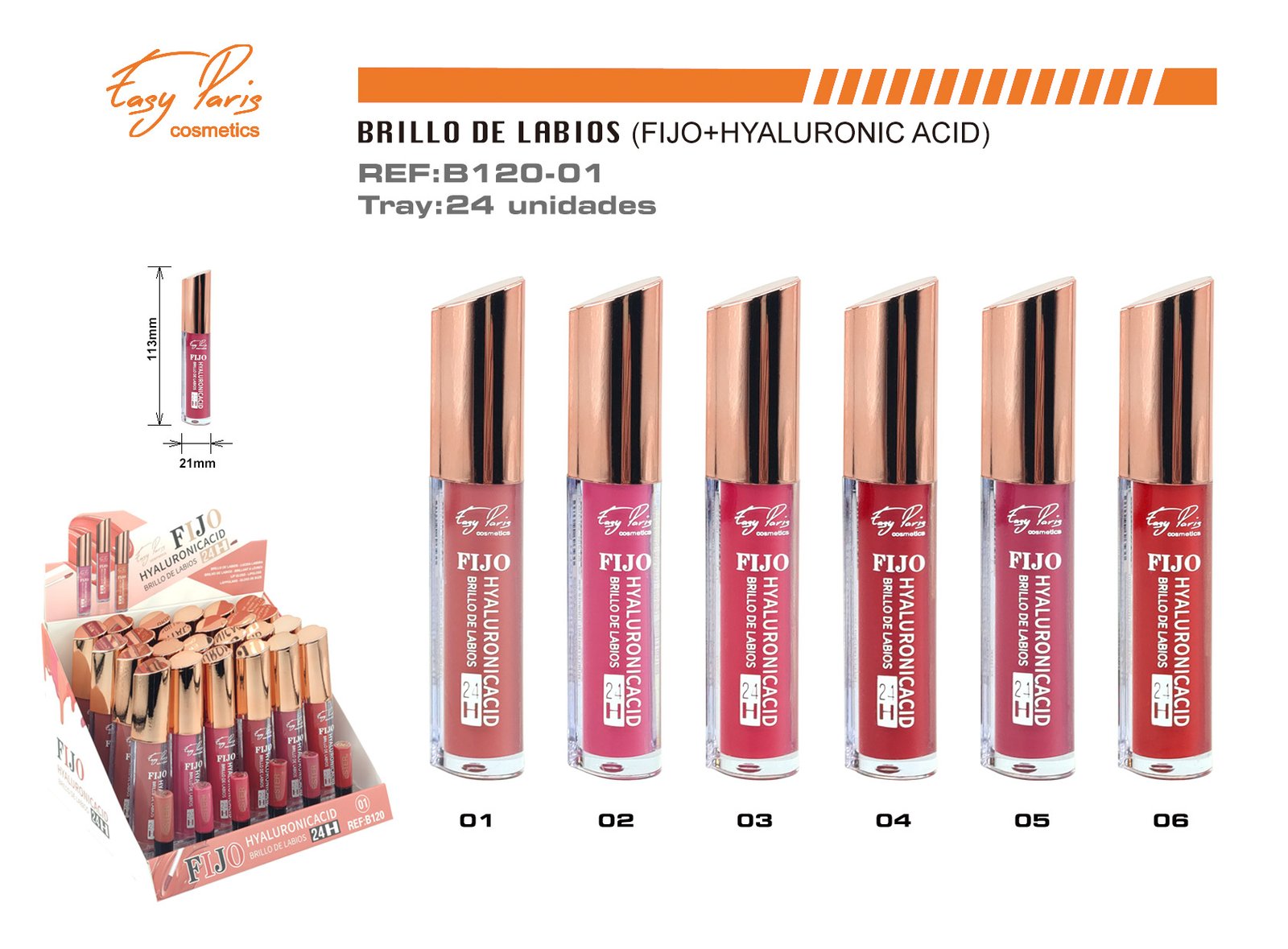 B.DE LABIOS FIJO C/ADIDO HIALURONICO