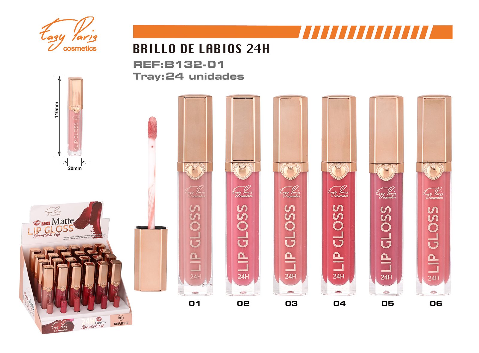 GLOSS LABIAL MATTE 24H