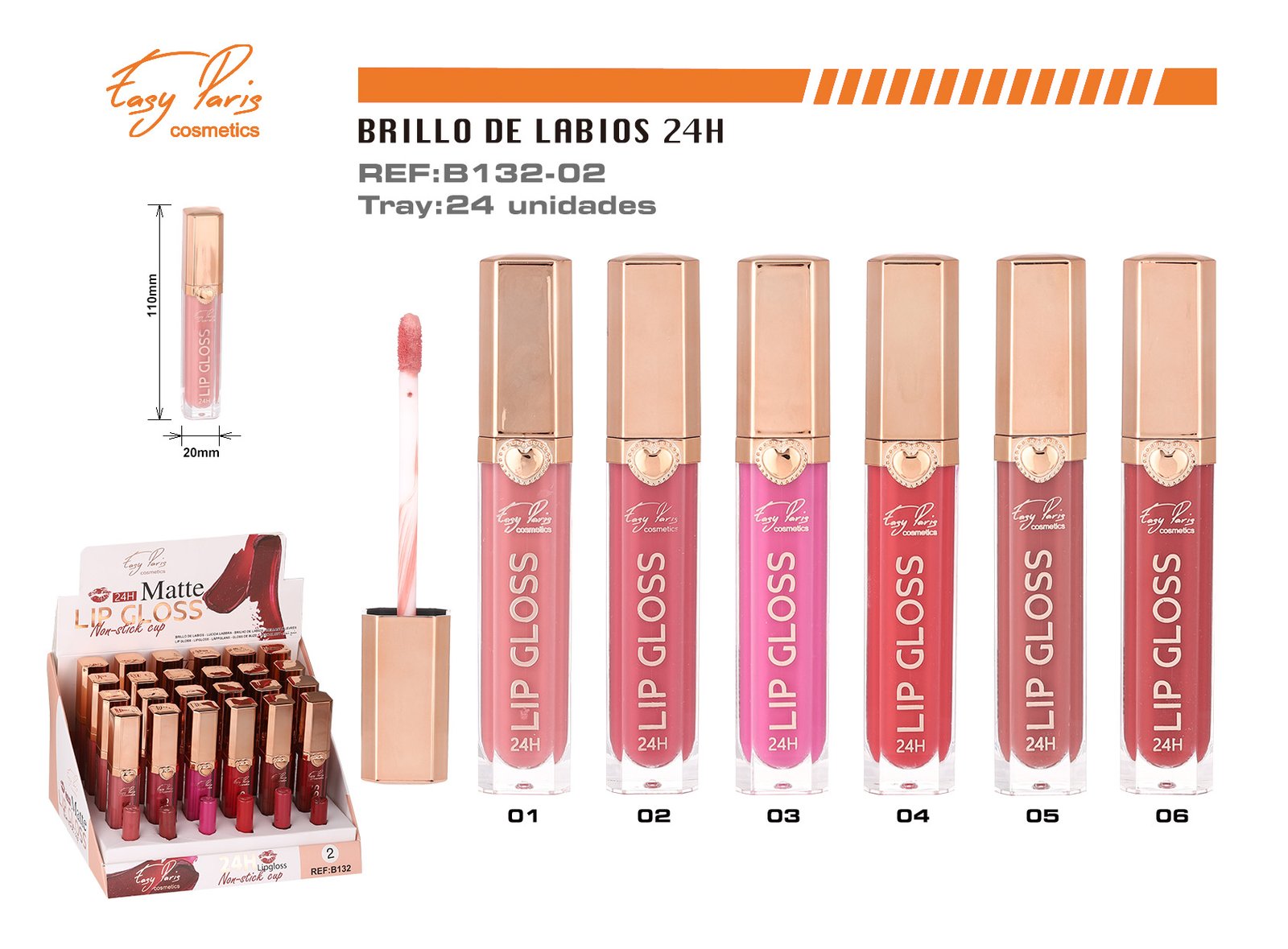GLOSS LABIAL MATTE 24H
