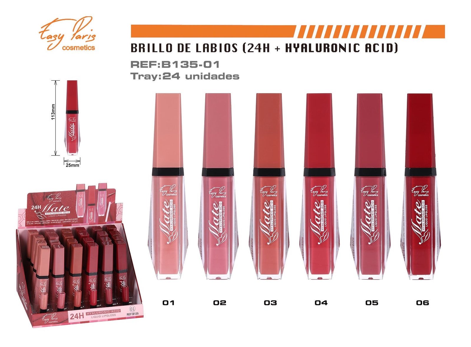 B.DE LABIOS 24H+ACID HIALURONIC