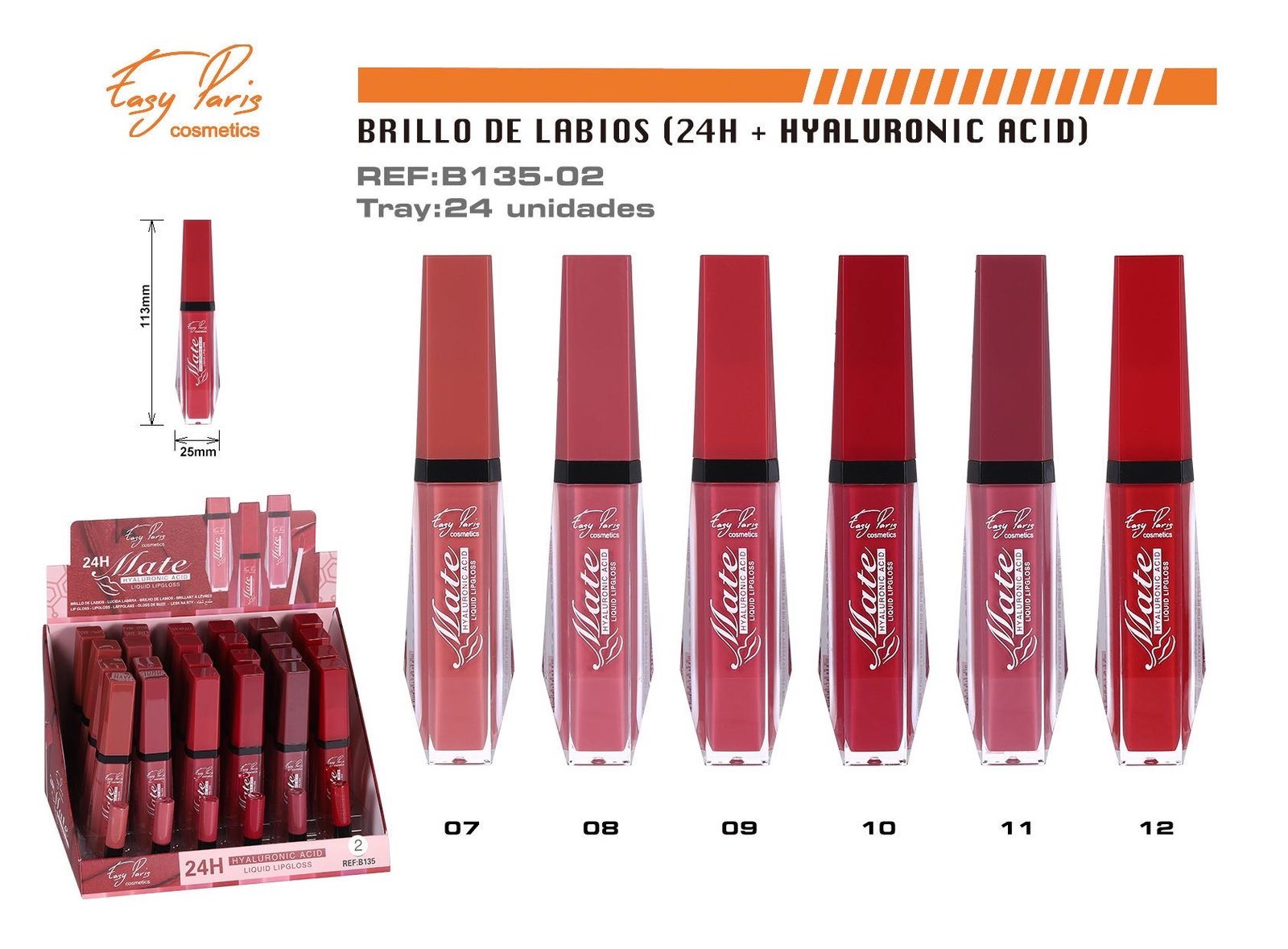 B.DE LABIOS 24H+ACID HIALURONIC